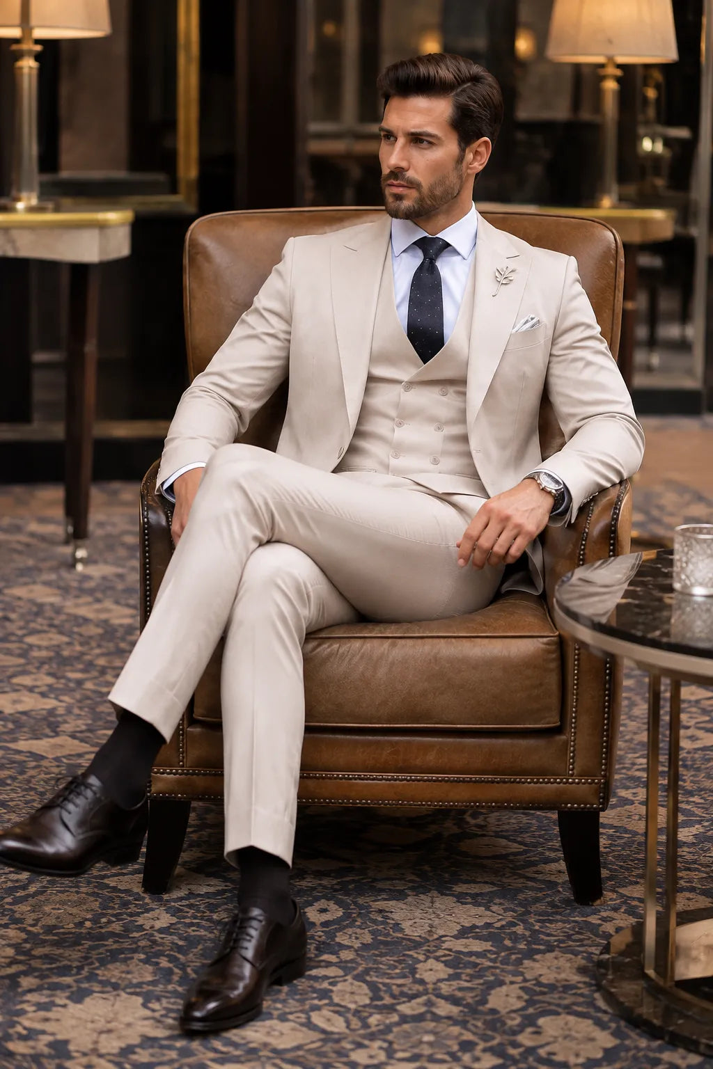 Men's Modern Luxury 3 Piece Suit – Updated Edition