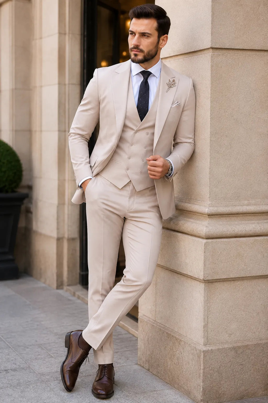 Men's Luxury Tuxedo Style 3 Piece Suits