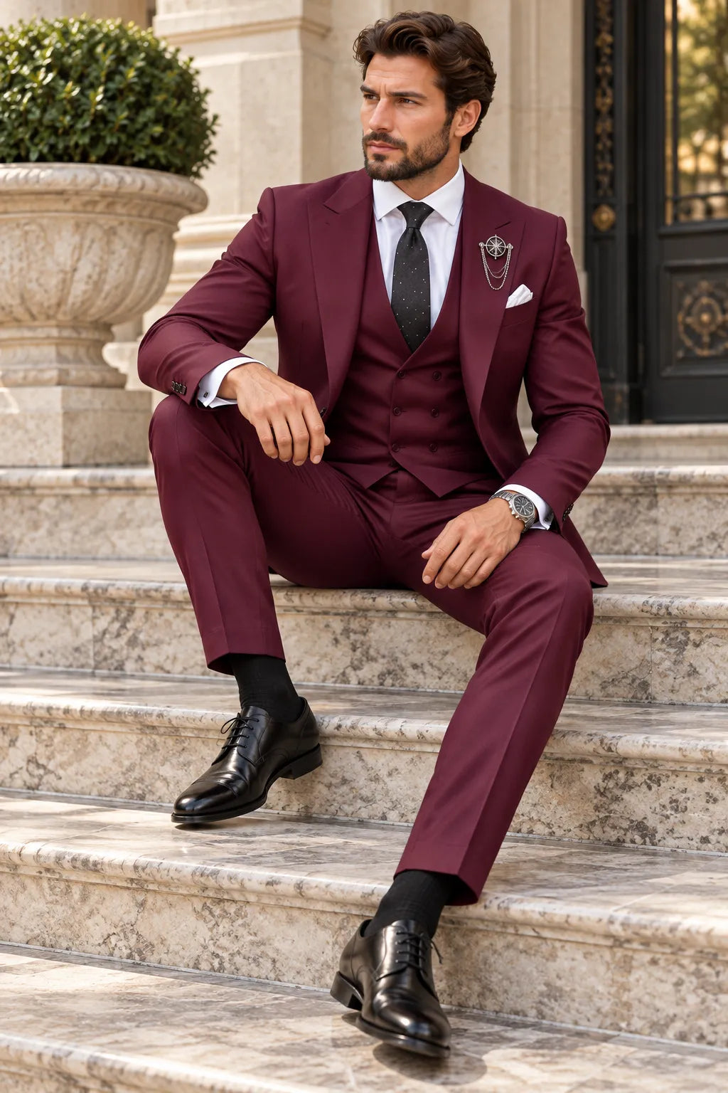 Men's Modern Luxury 3 Piece Suit – Updated Edition