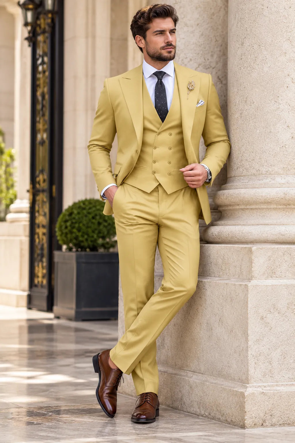 Men's Luxury Tuxedo Style 3 Piece Suits