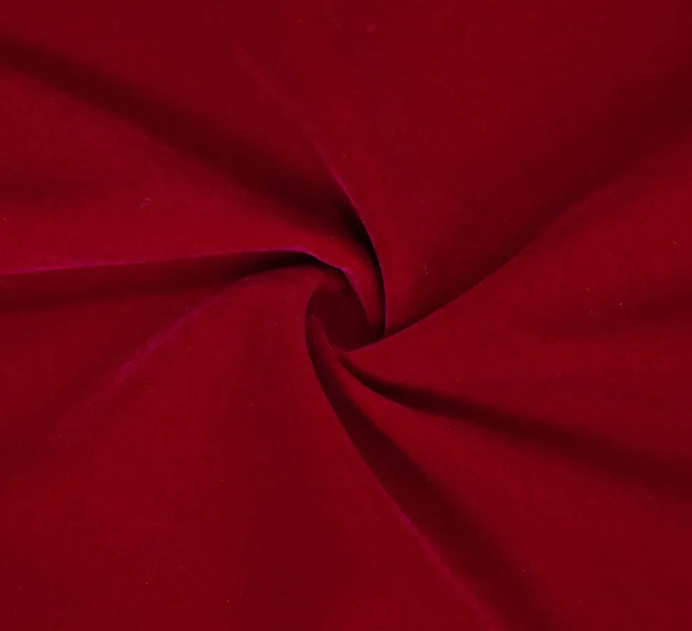 Men's Red Velvet Peak Lapel 3 Piece Suits