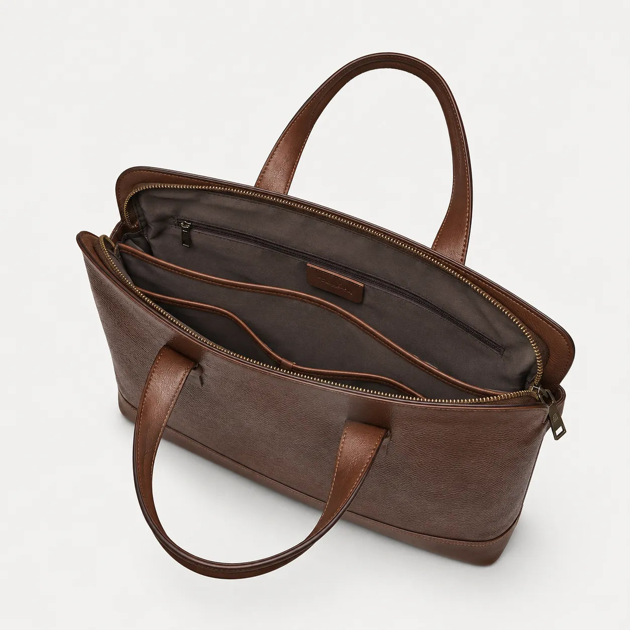 Men's Vintage Brown Business Briefcase