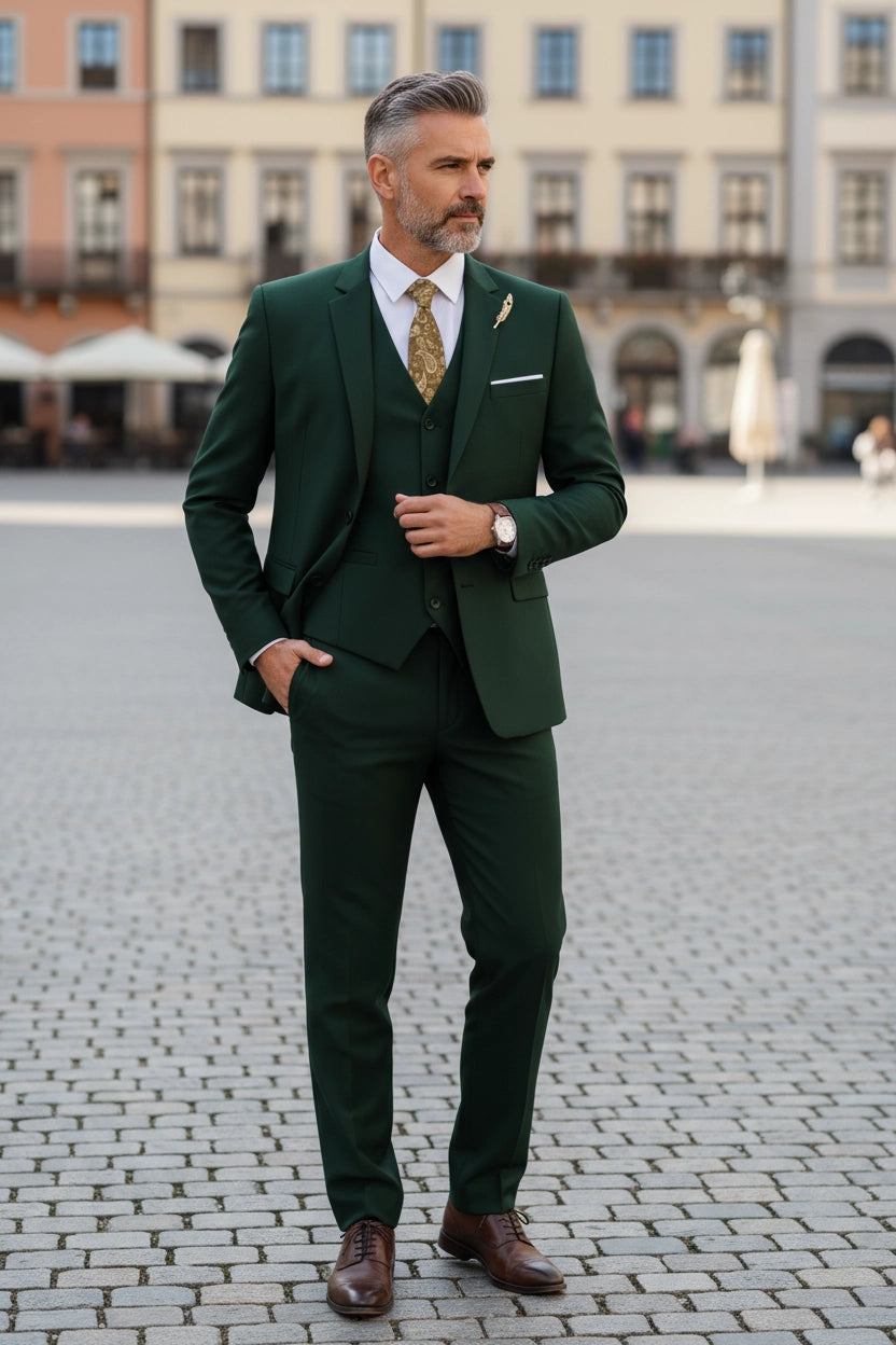 Men's Valentino Modern Fit 3 Pieces Suits
