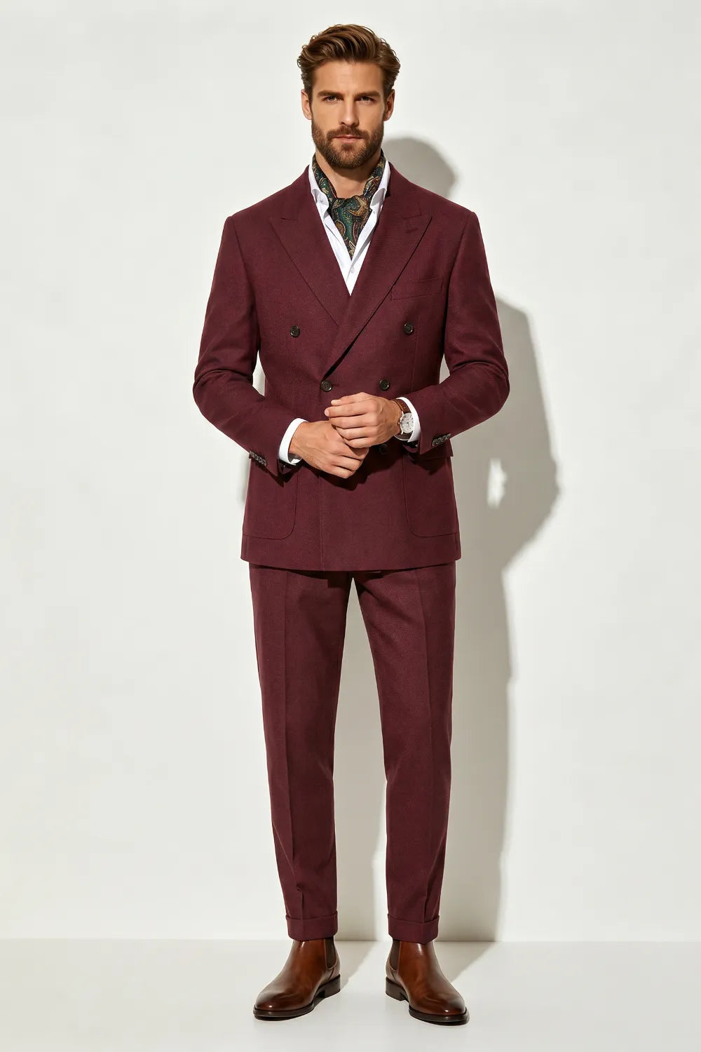 Abito da uomo doppiopetto slim fit 2 pezzi