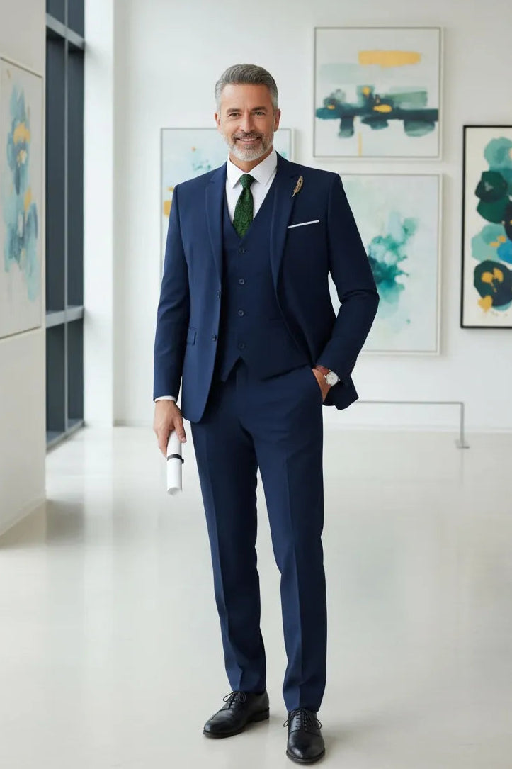 Men's Valentino Modern Fit 3 Pieces Suits