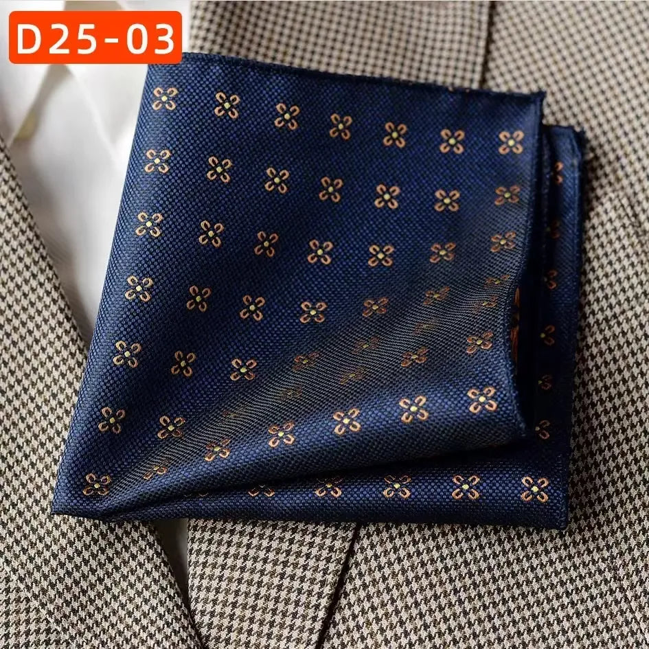 Vintage Pattern Pocket Square for Suits