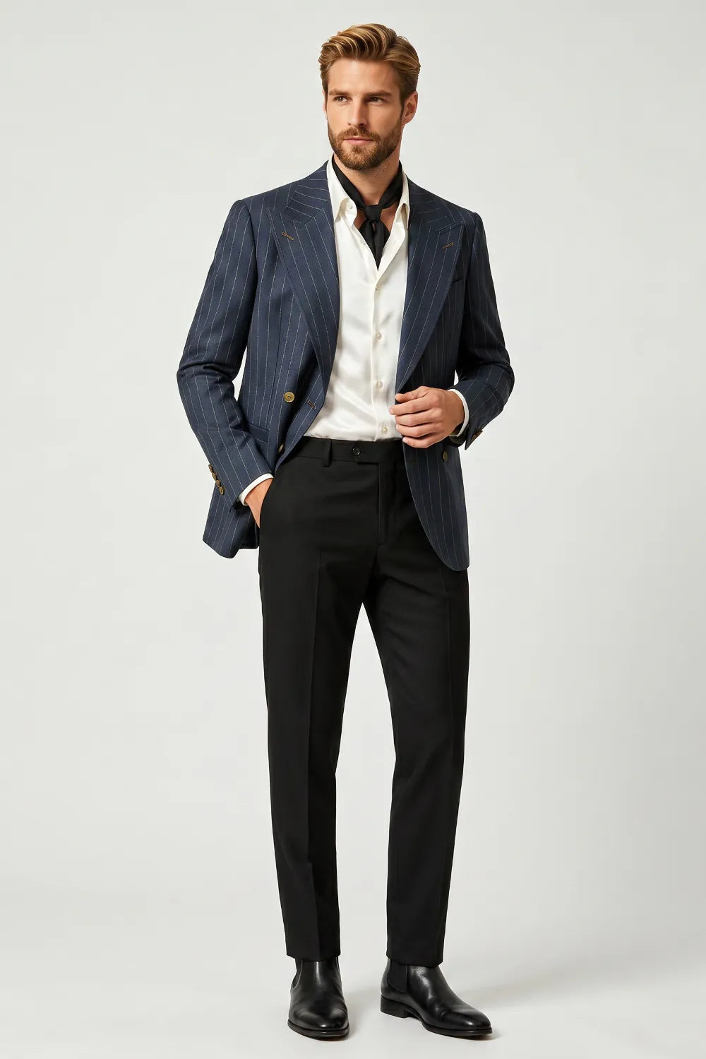 Abito da uomo doppiopetto slim fit 2 pezzi