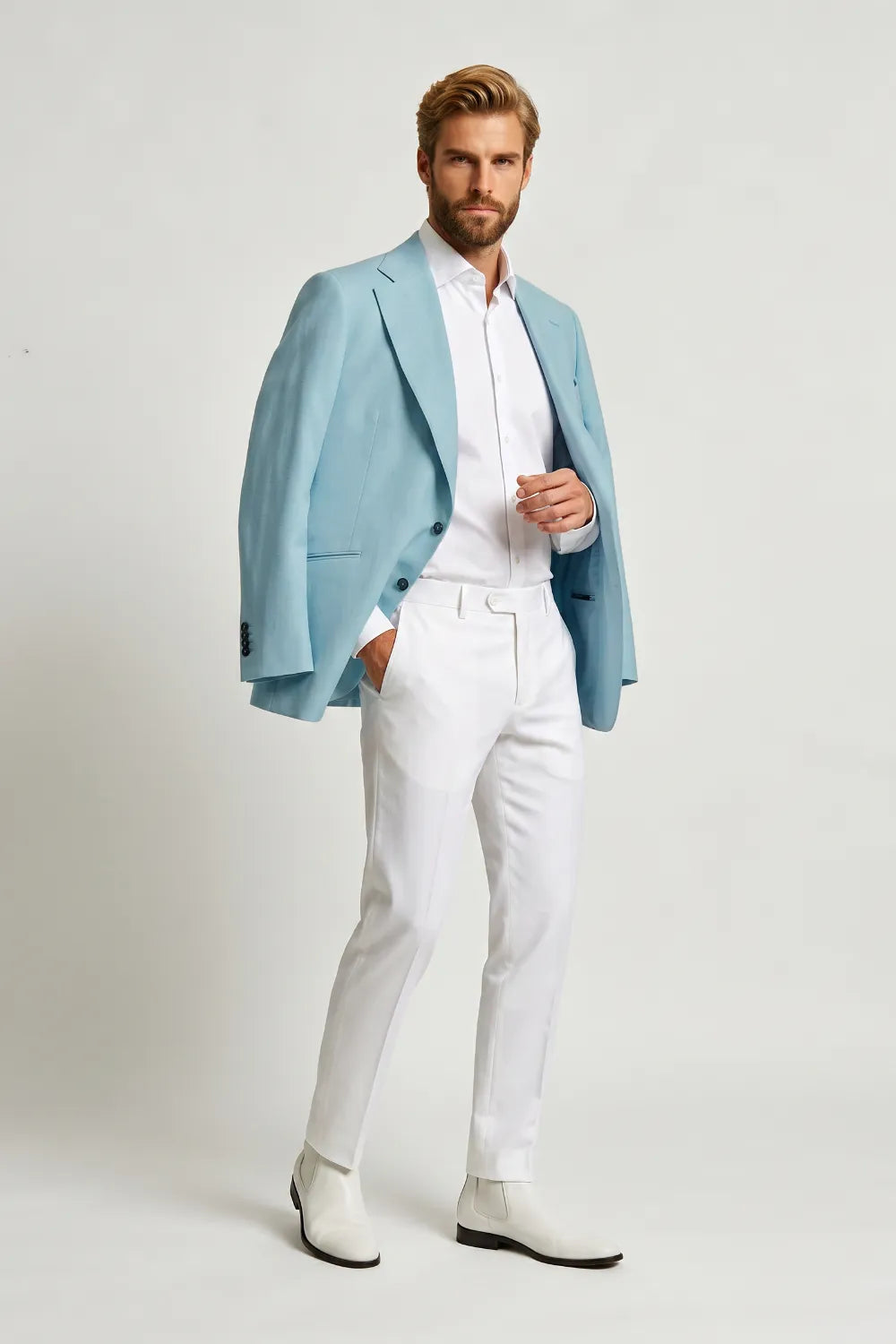 Abito da uomo doppiopetto slim fit 2 pezzi