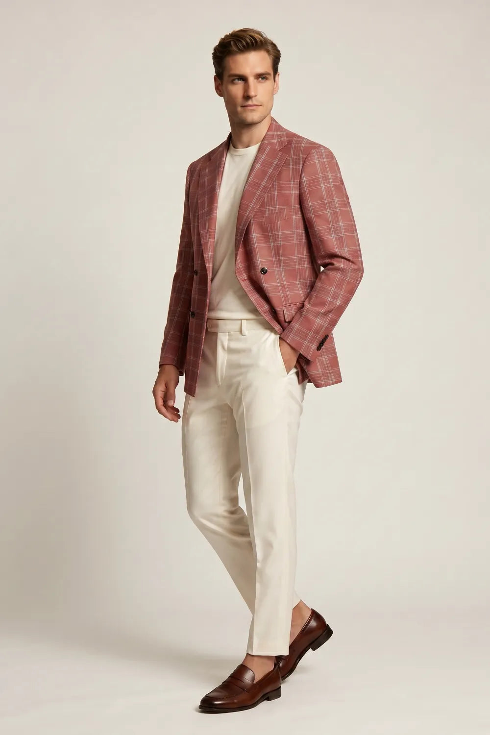 Abito da uomo doppiopetto slim fit 2 pezzi