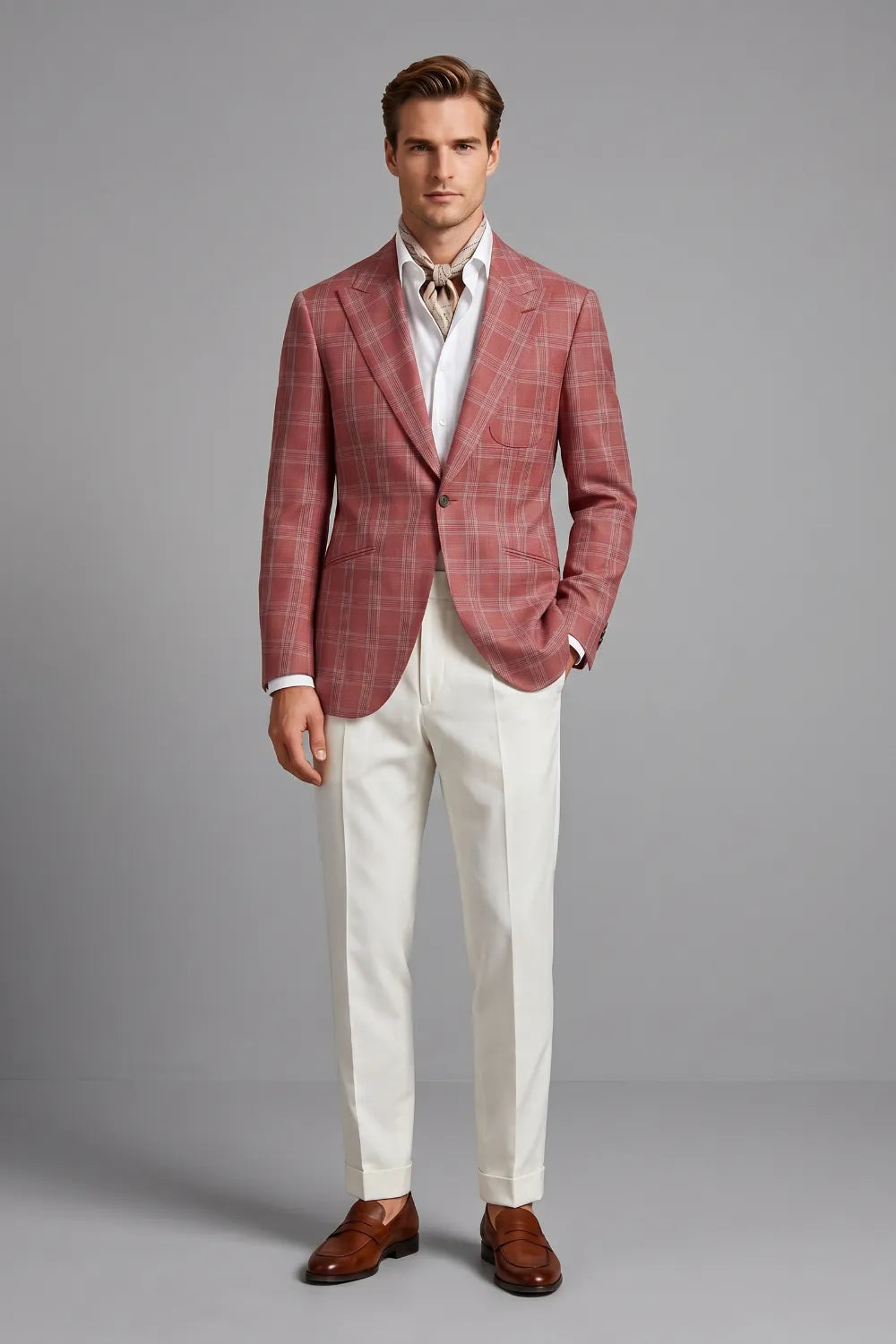 Abito da uomo doppiopetto slim fit 2 pezzi
