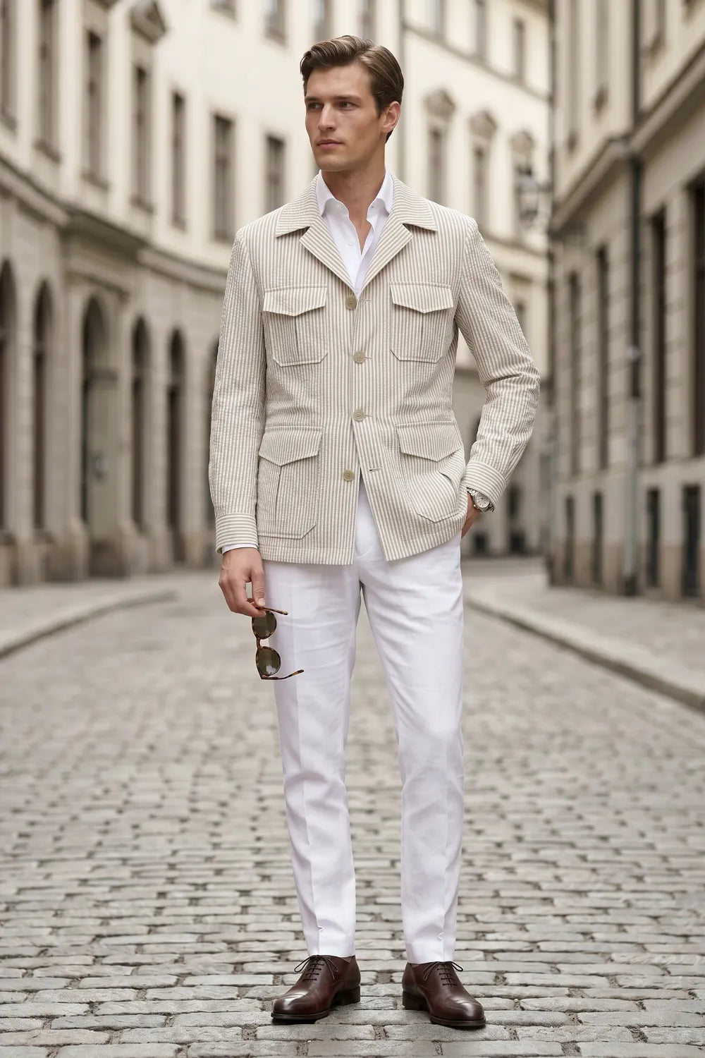 Abito da uomo doppiopetto slim fit 2 pezzi