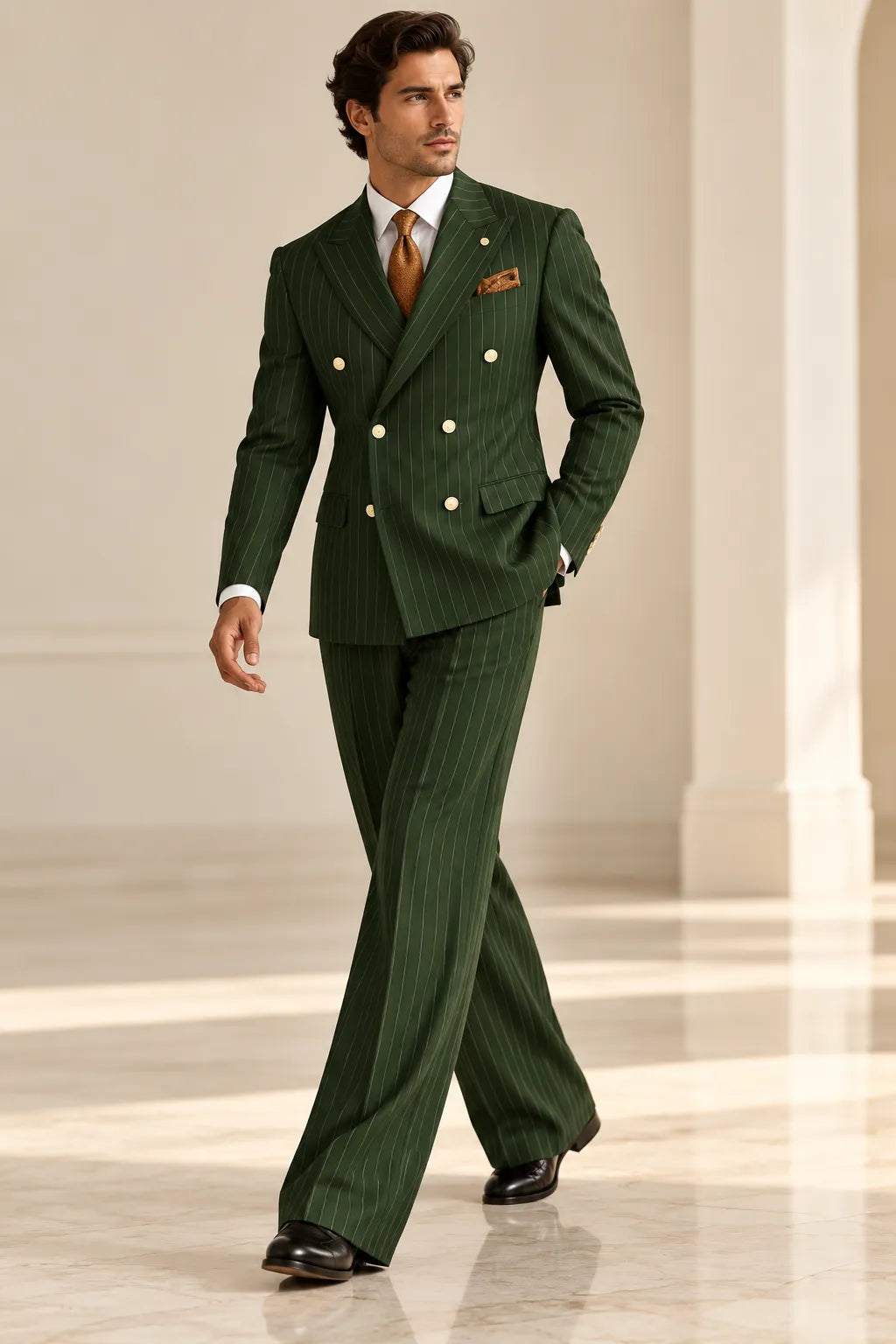 Abito da uomo doppiopetto slim fit 2 pezzi