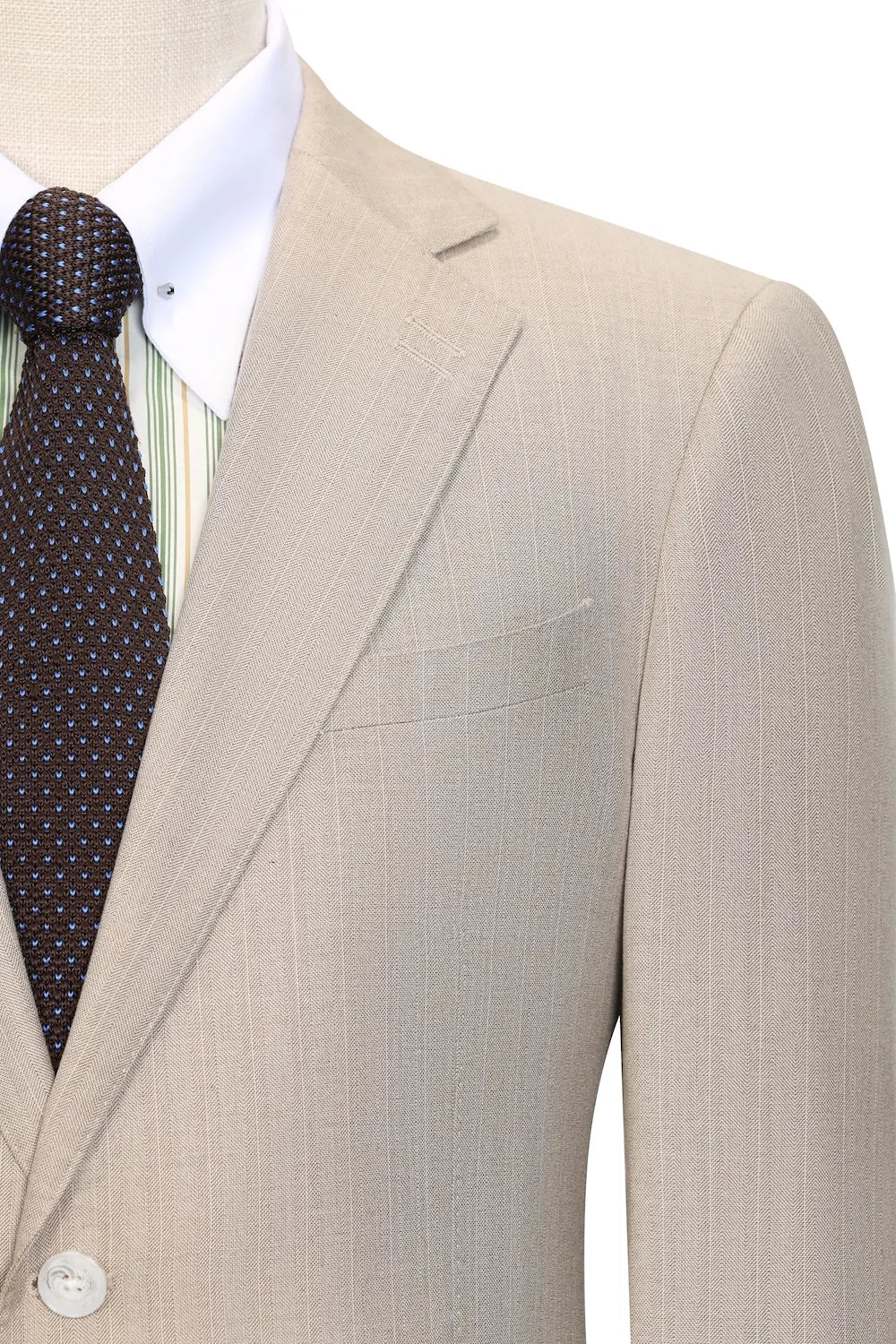 Men's Lightweight and Elegant Stripe 3 Piece Suits