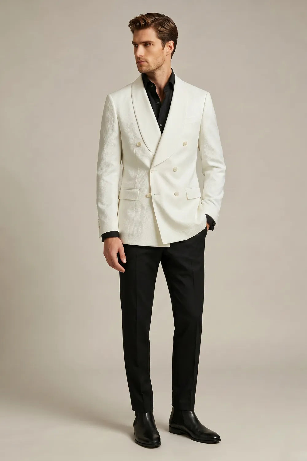 Abito da uomo doppiopetto slim fit 2 pezzi