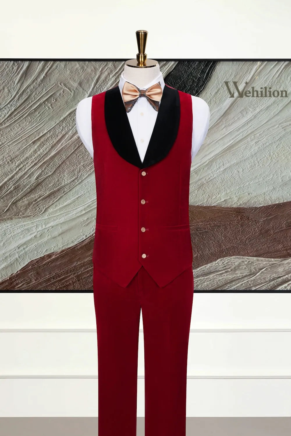 Men's Statement Velvet 3 Piece Suits
