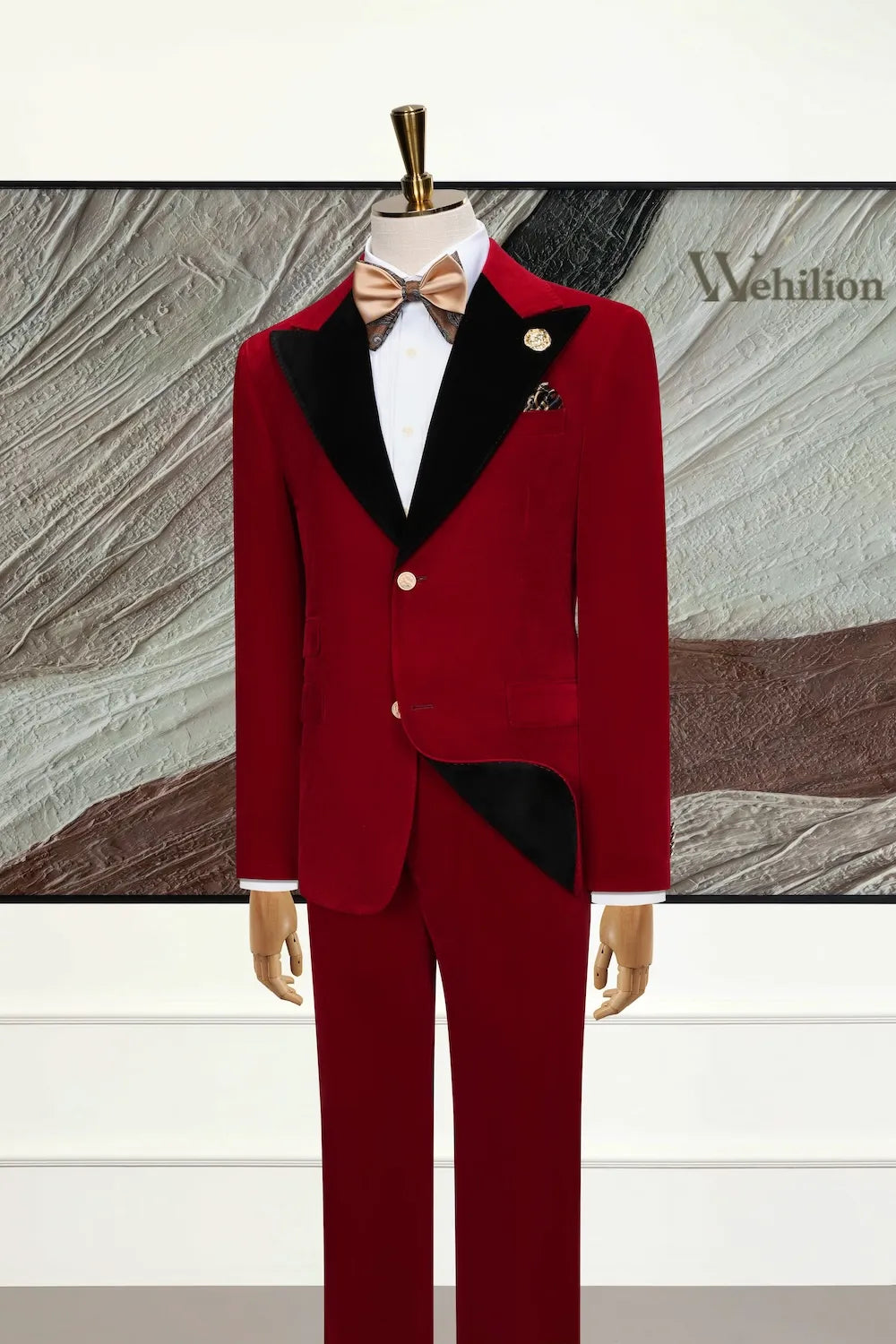 Men's Statement Velvet 3 Piece Suits