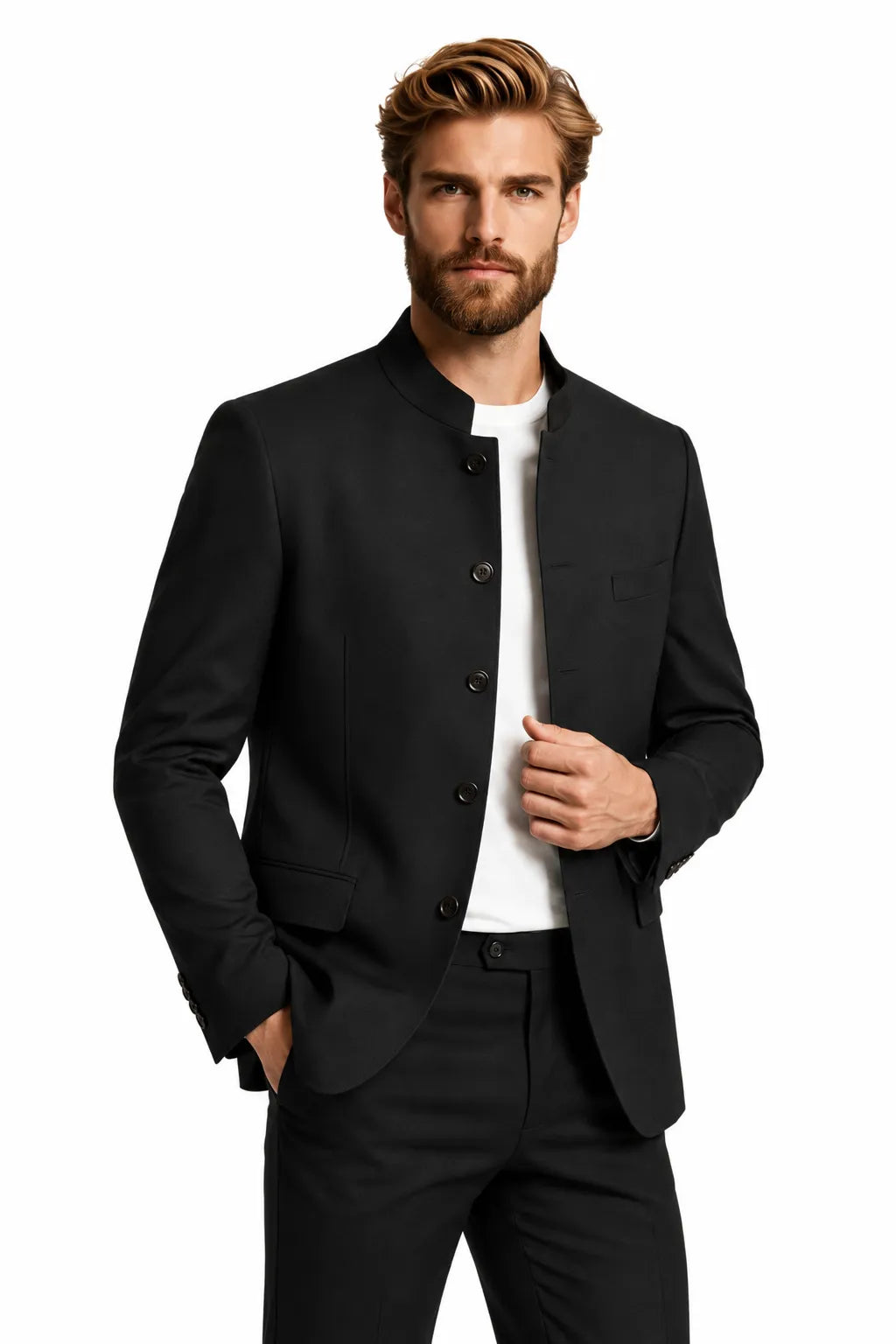 Men's Business Black 2 Piece Suit