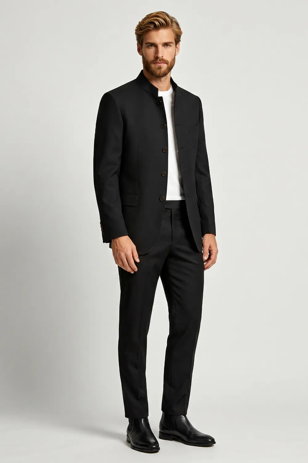 Men's Business Black 2 Piece Suit