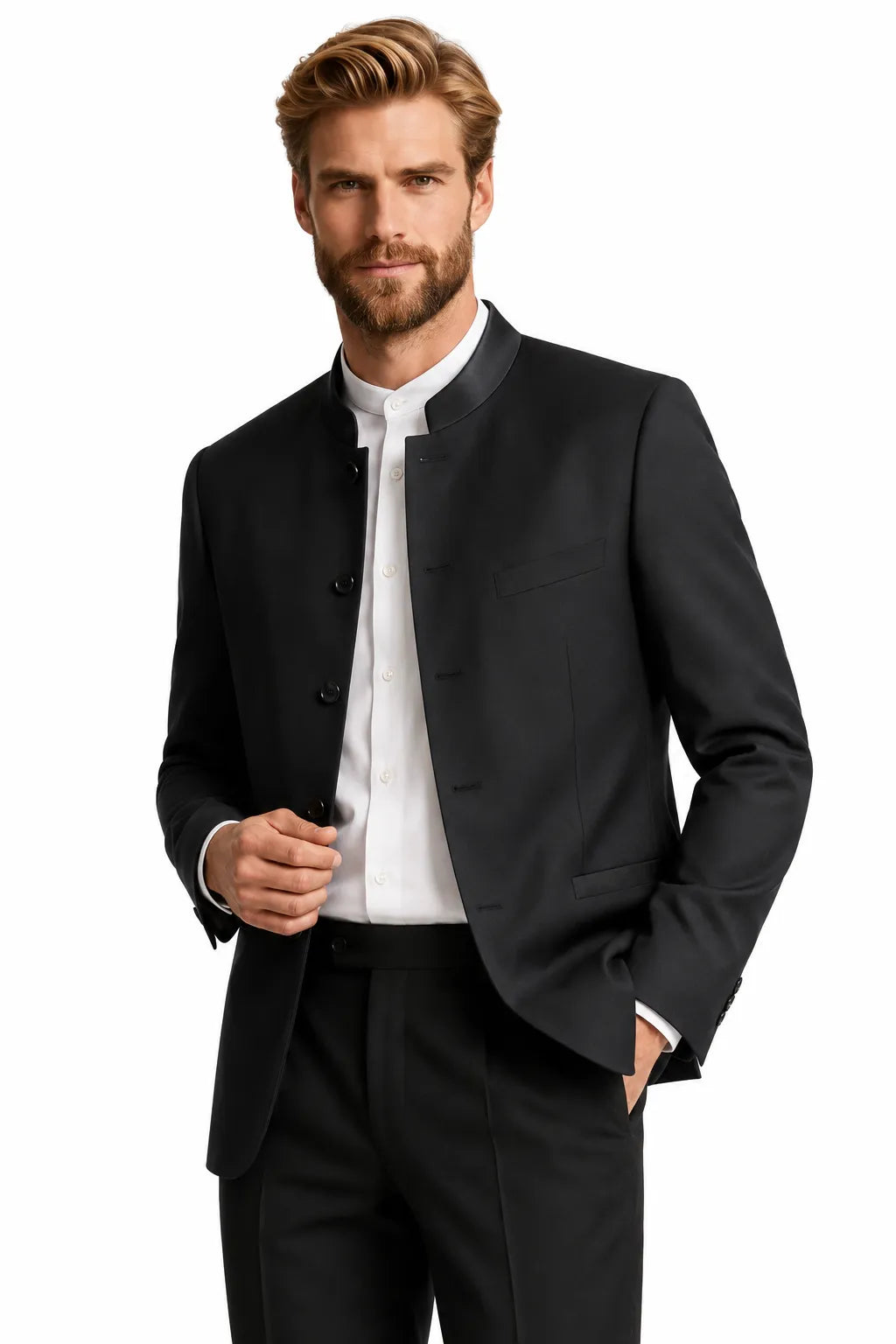 Men's Classic Black 2 Piece Suit