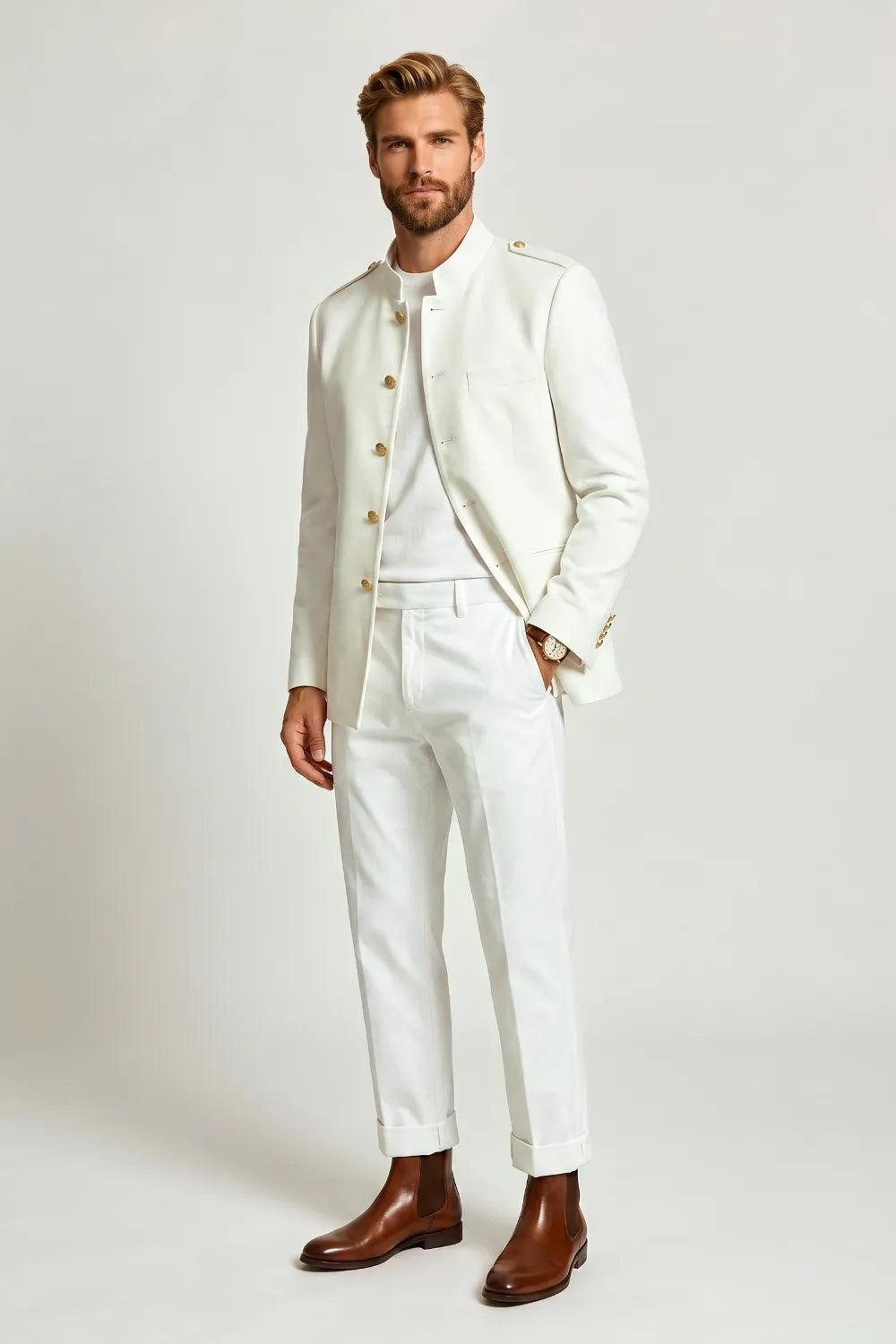 Abito da uomo doppiopetto slim fit 2 pezzi