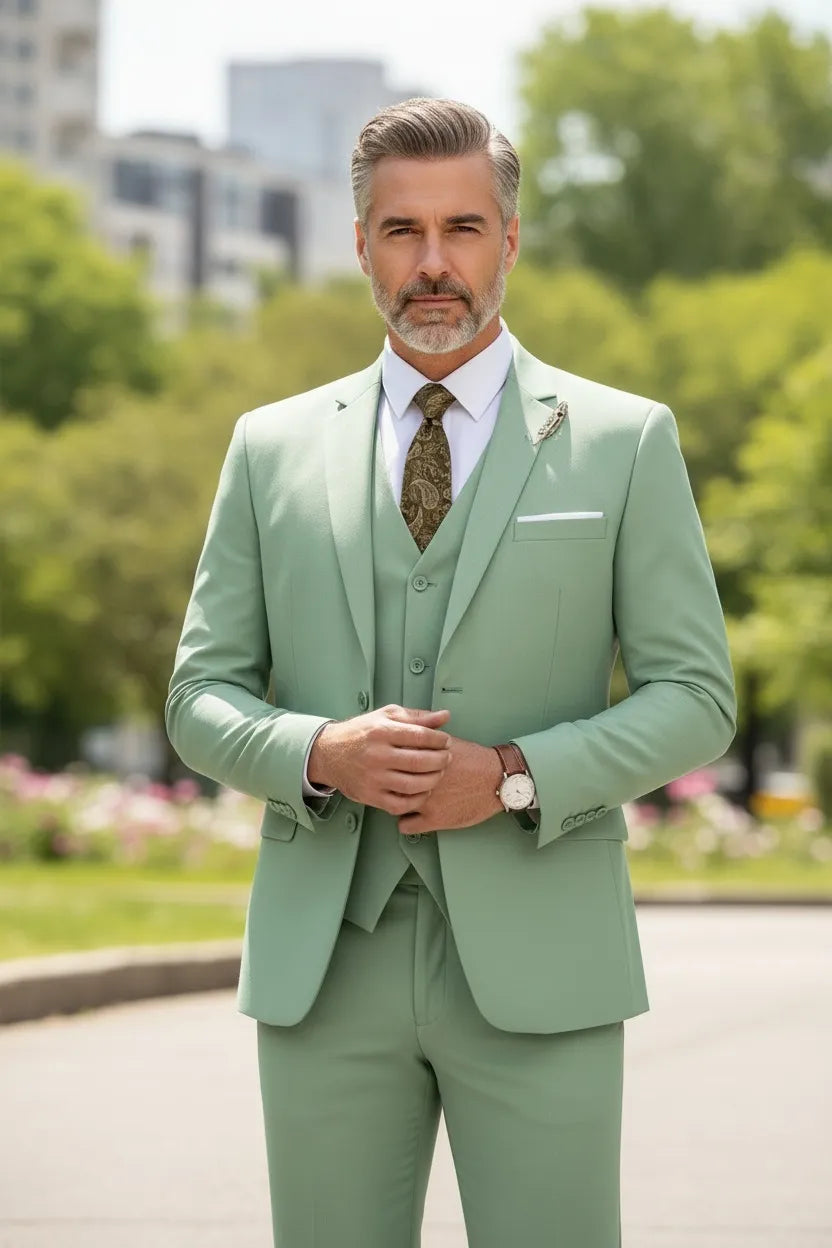 Men's Valentino Modern Fit 3 Pieces Suits