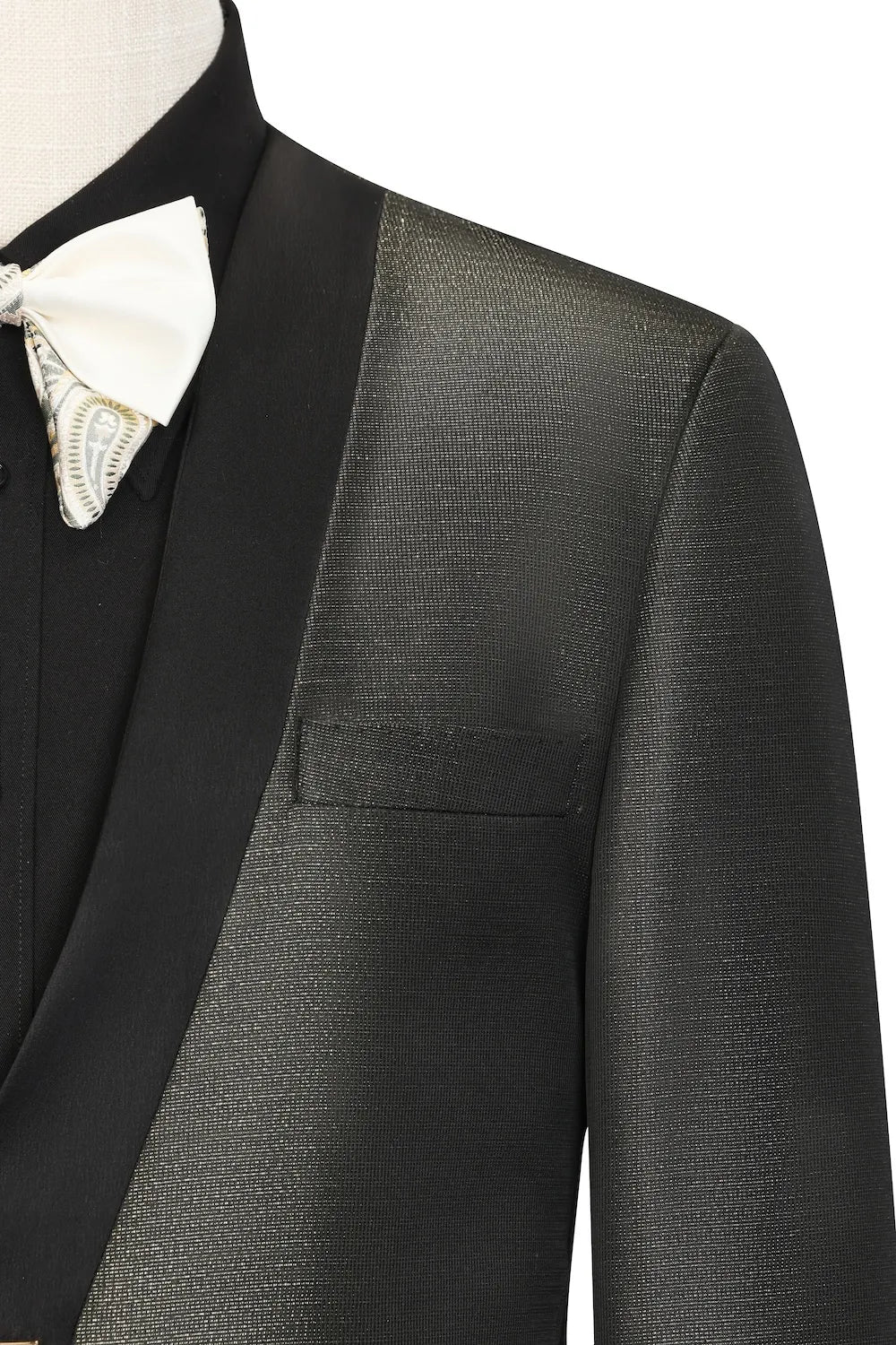 Men's Modern No-Collar 2 Pieces Suits