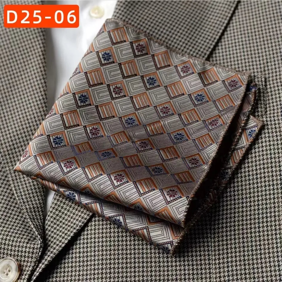 Vintage Pattern Pocket Square for Suits