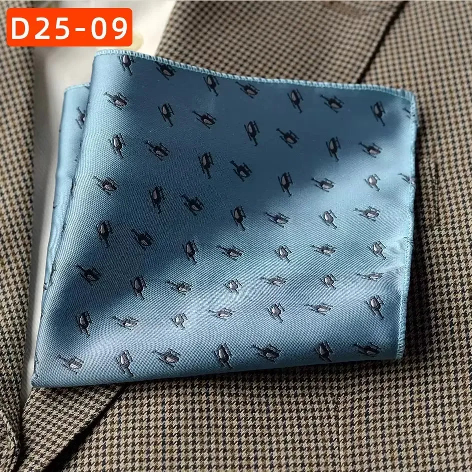 Vintage Pattern Pocket Square for Suits