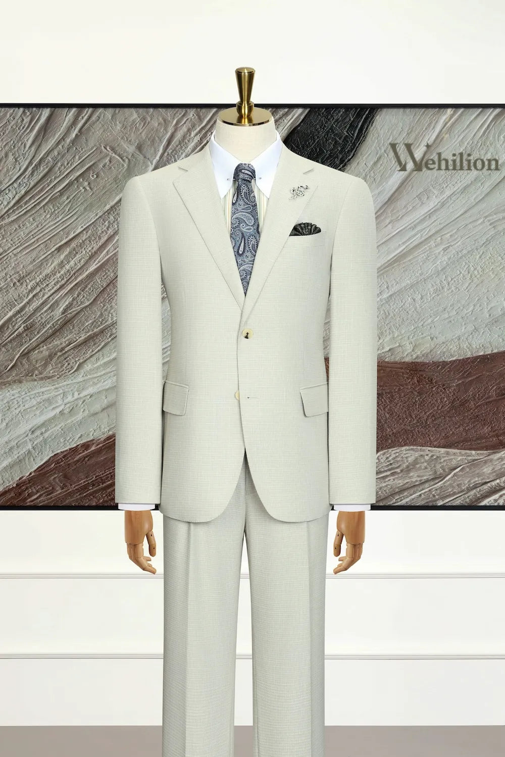 Men's Modern Lightweight 3 Piece Suits