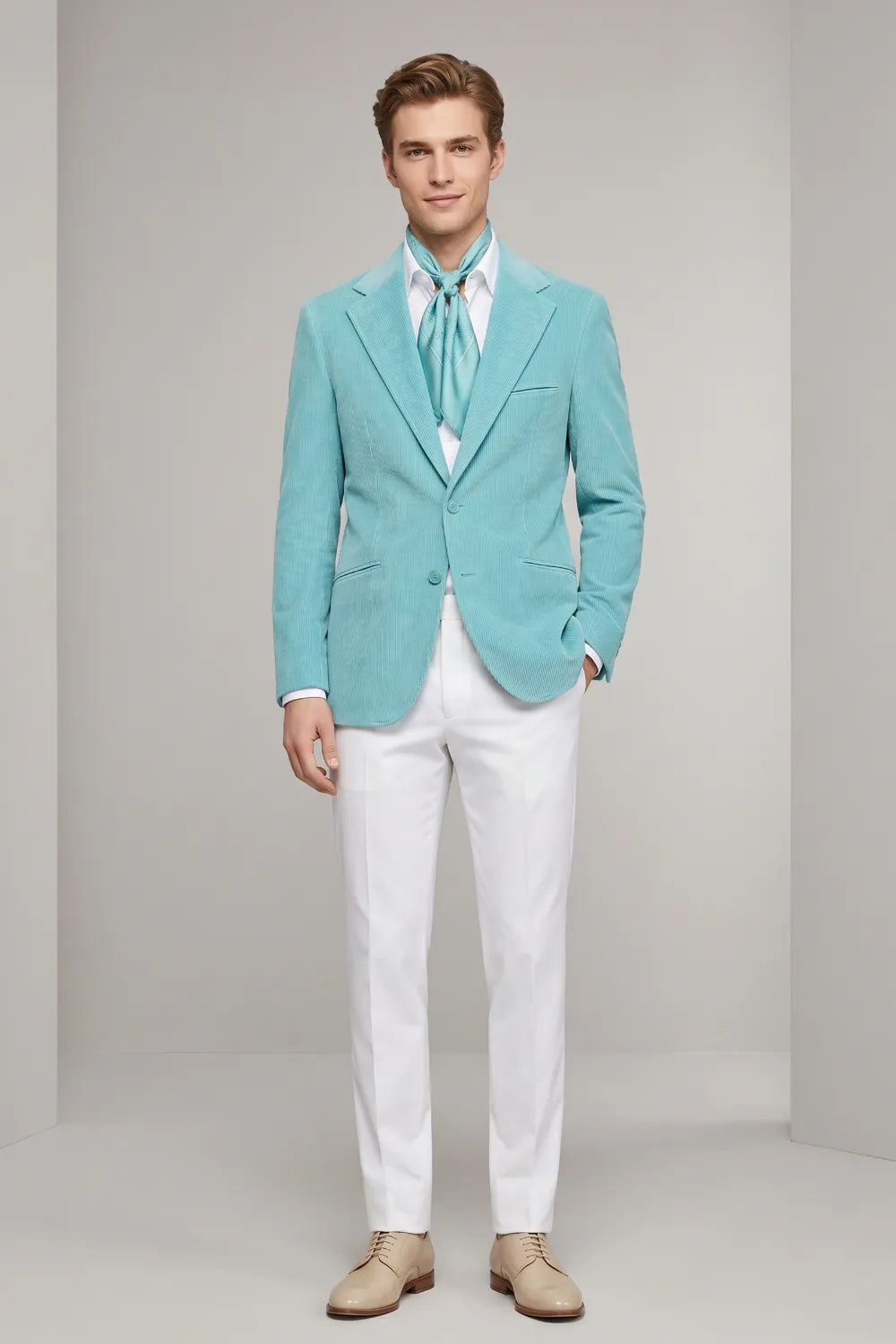 Men's Vintage Corduroy 2 Piece Suit