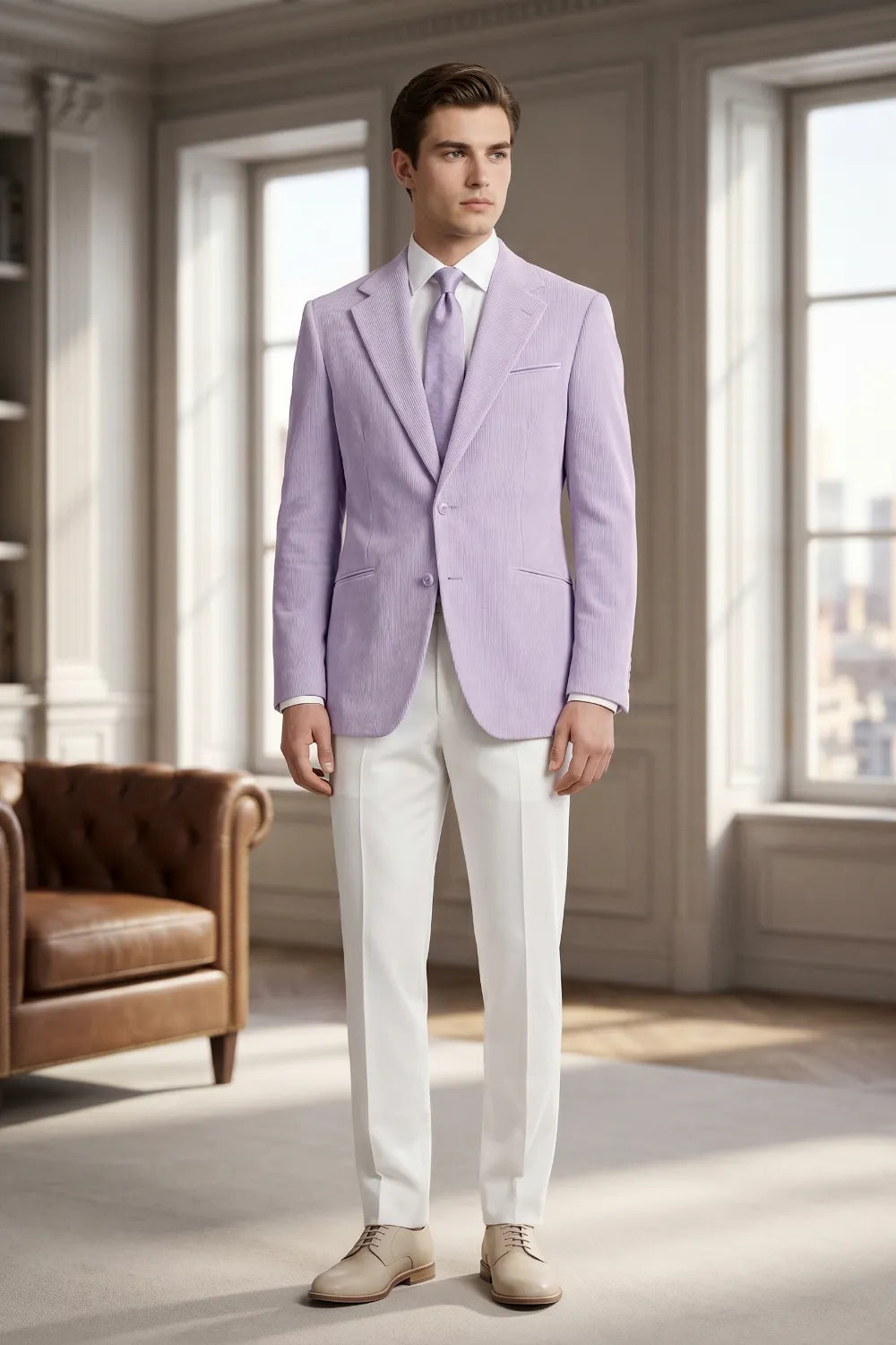 Men's Vintage Corduroy 2 Piece Suit