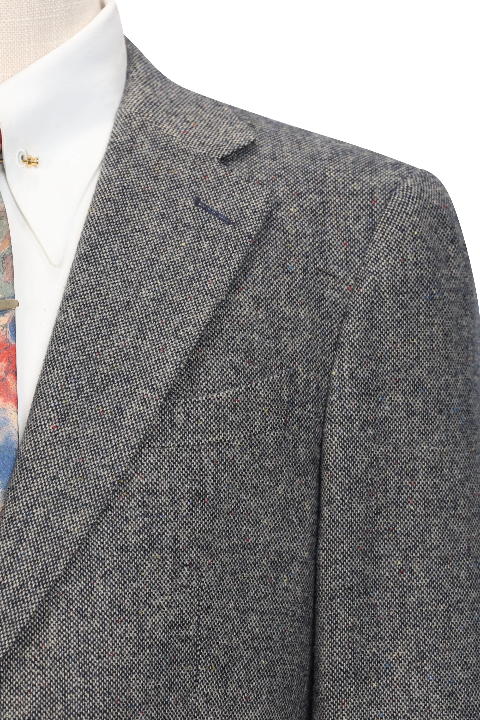 Men's Modern Tweed Herringbone 3 Piece Suit