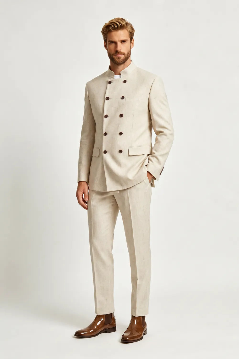Abito da uomo doppiopetto slim fit 2 pezzi