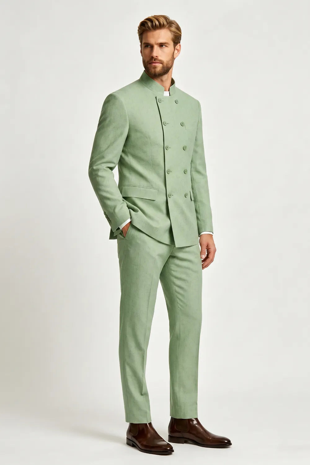 Abito da uomo doppiopetto slim fit 2 pezzi