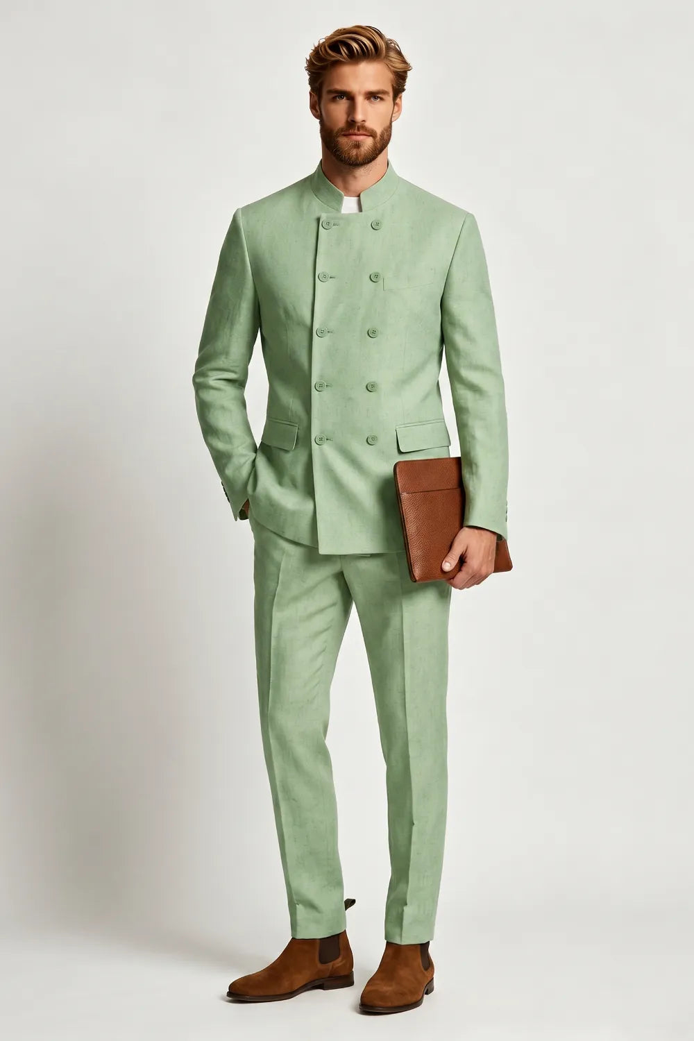 Abito da uomo doppiopetto slim fit 2 pezzi