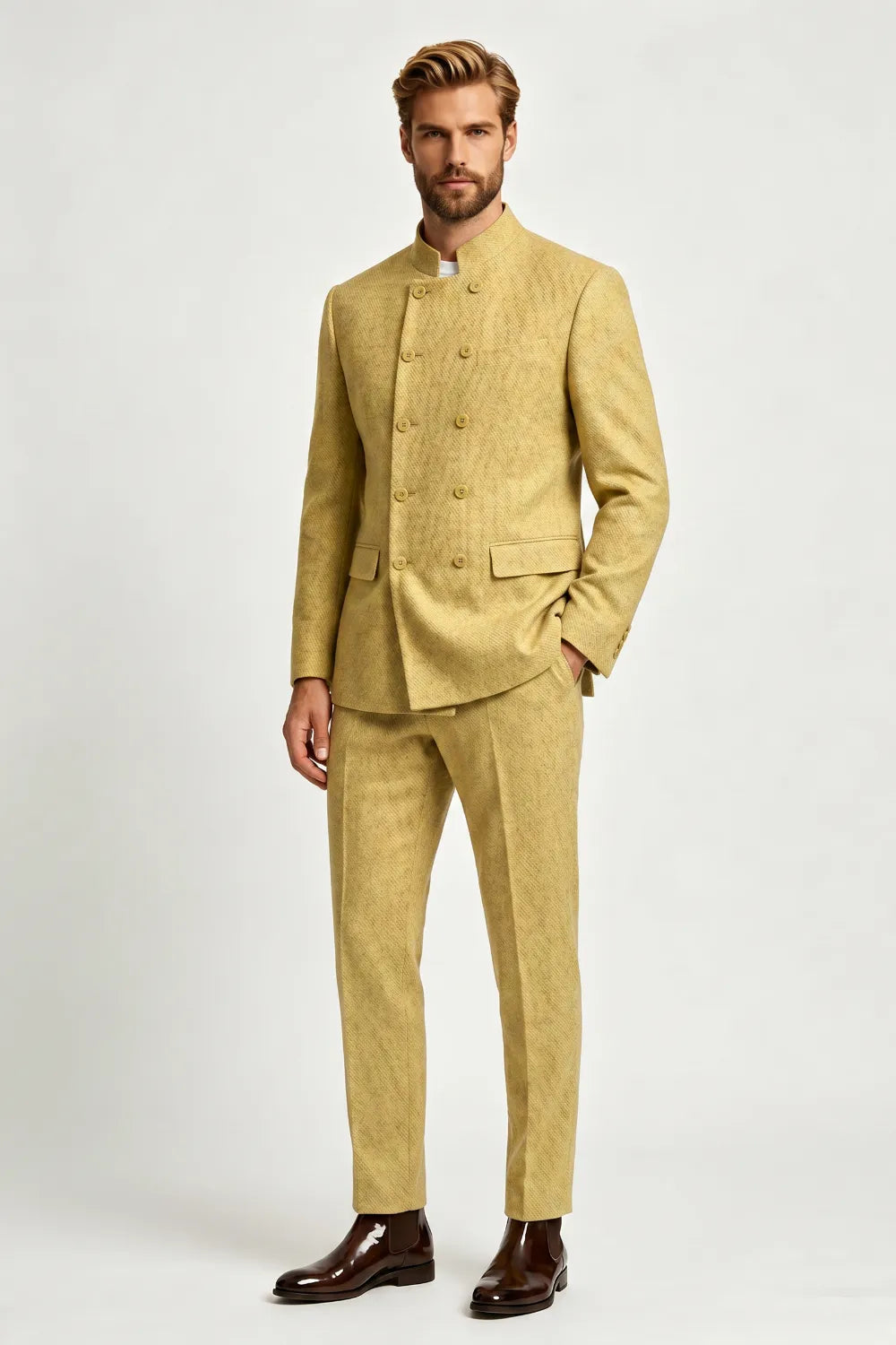 Abito da uomo doppiopetto slim fit 2 pezzi