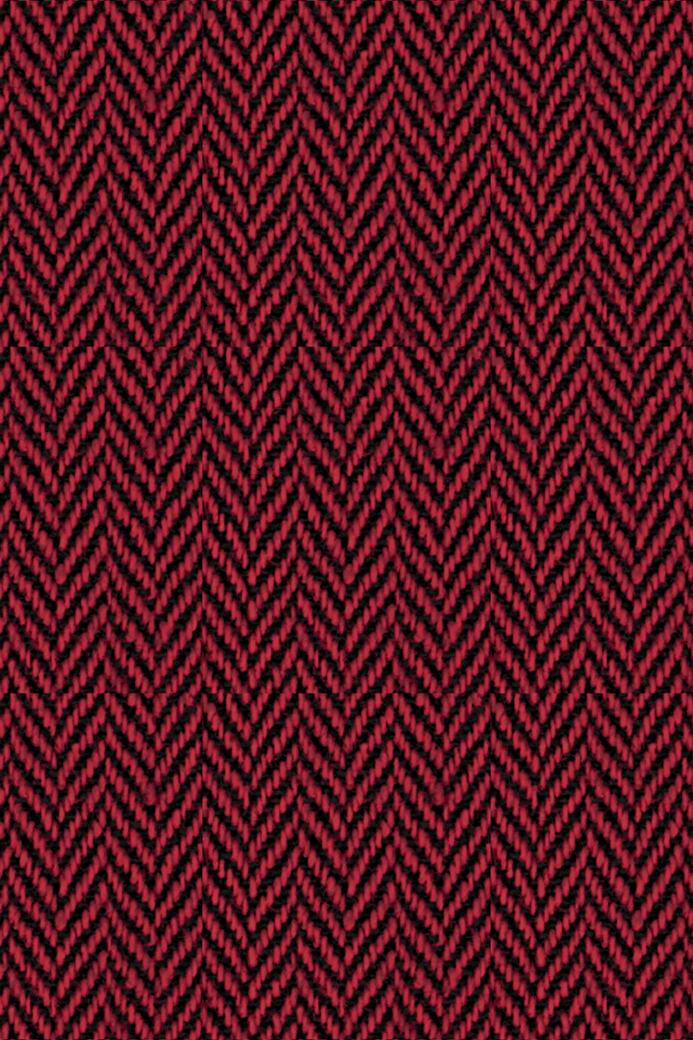 Men's Burgundy Herringbone Tweed 2-Piece Suit