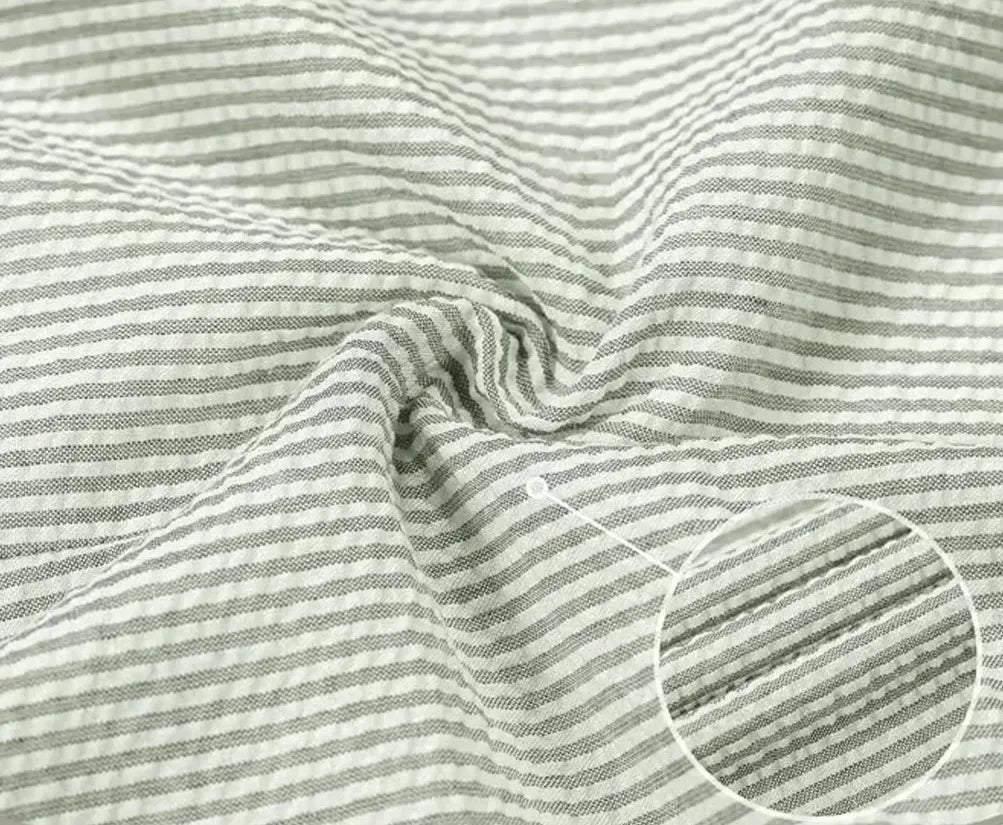 Men's Double-Breasted Seersucker 2 Piece Suits