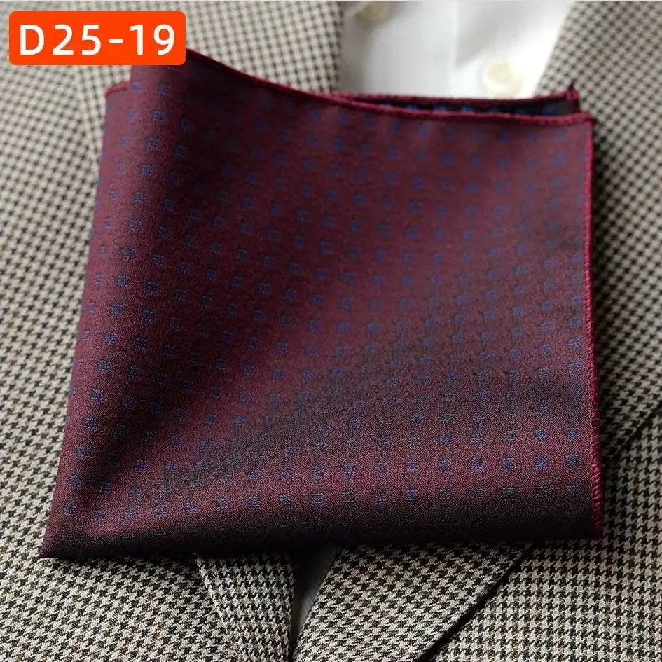 Vintage Pattern Pocket Square for Suits