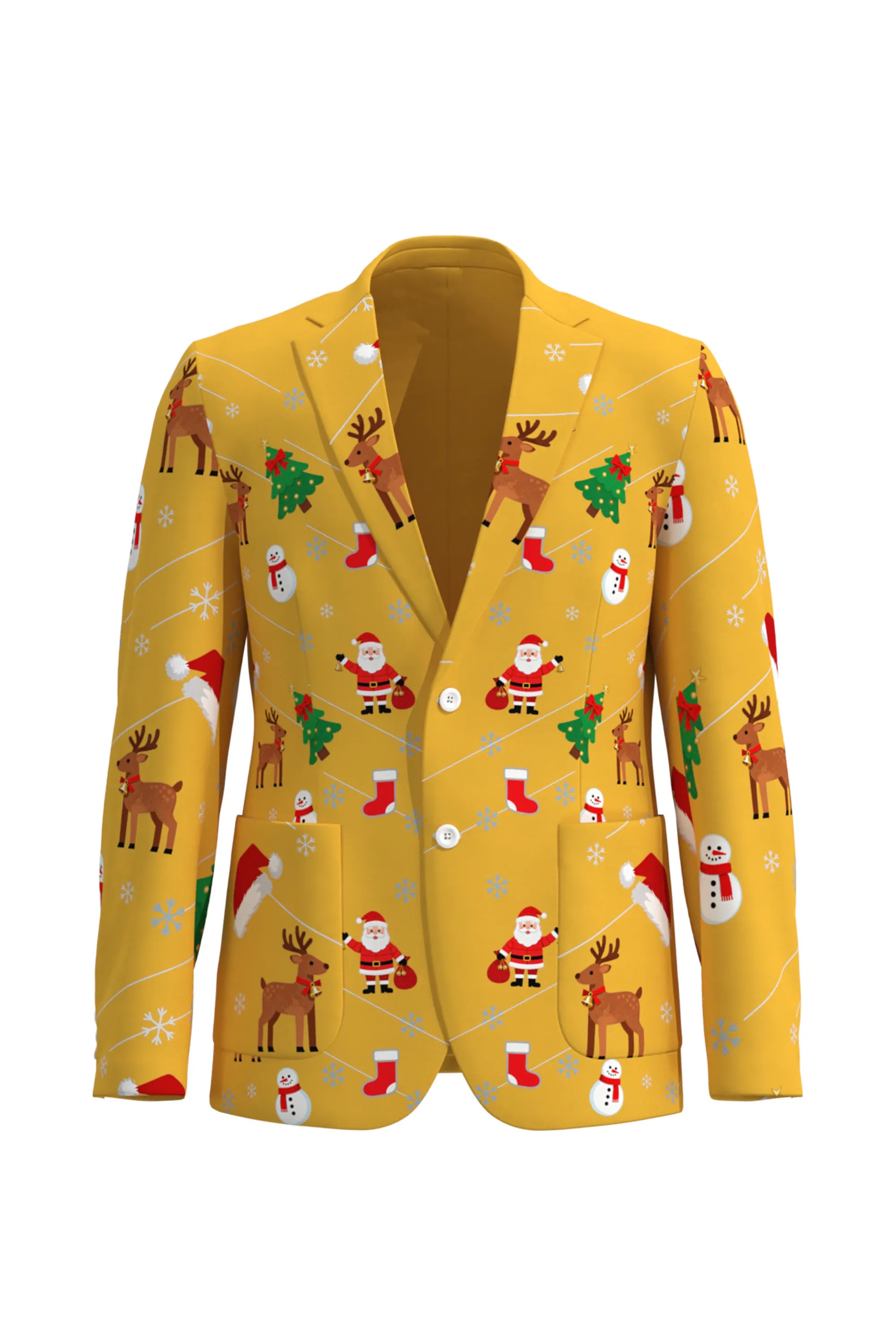 Men's Santa Claus Christmas Eve Party 2 Piece Suit