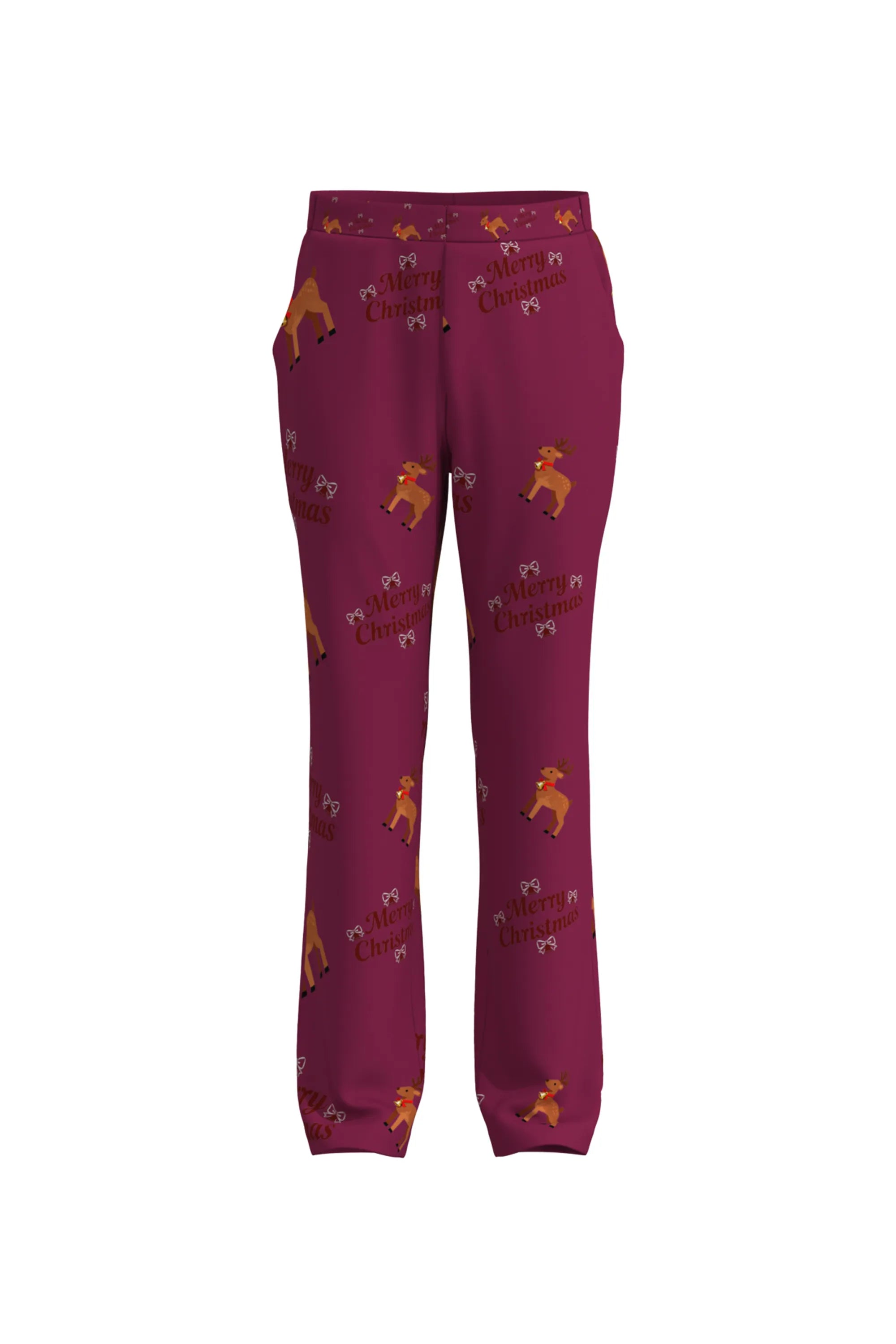 Men's Deer Animal Christmas Eve Party 2 Piece Suit