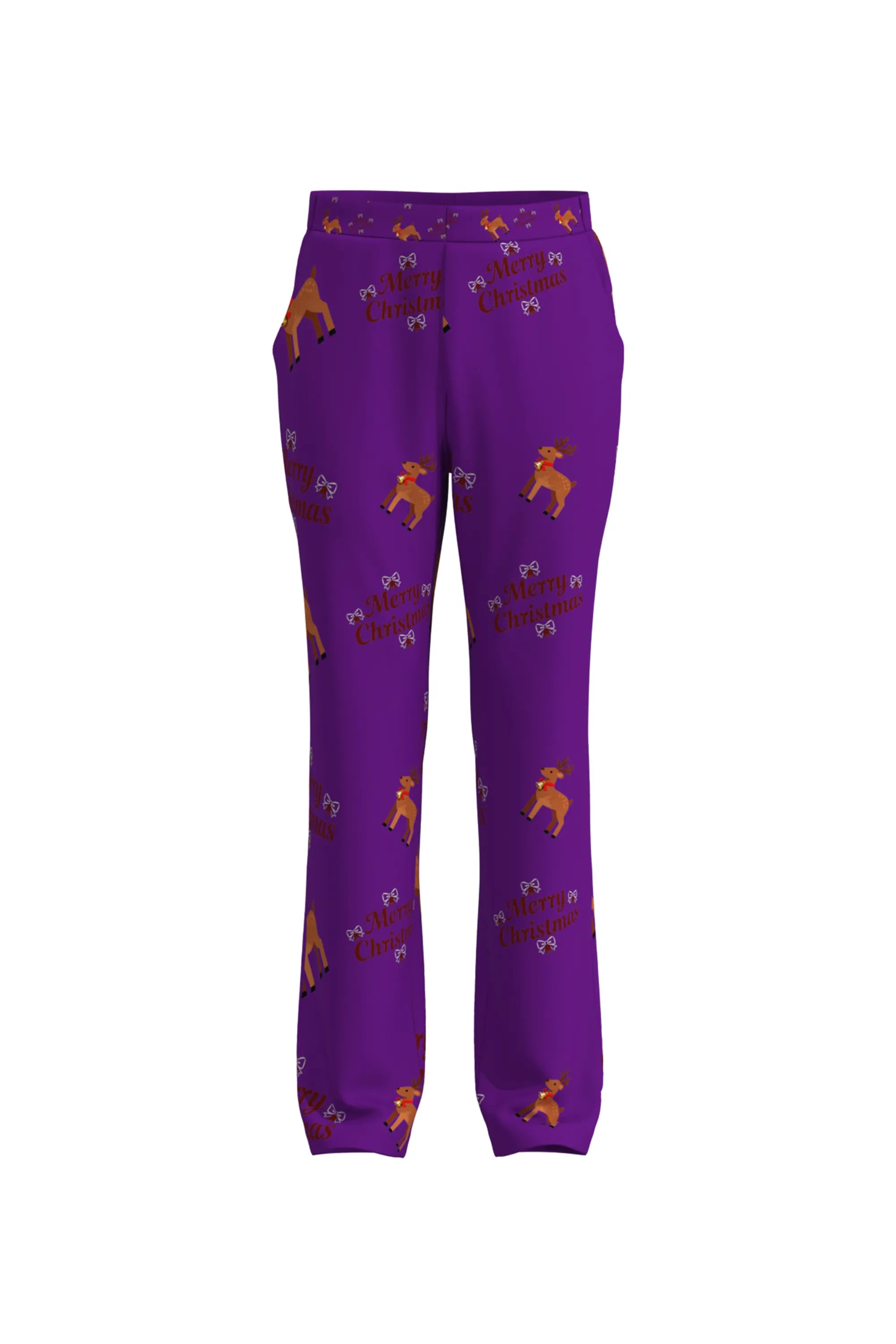 Men's Deer Animal Christmas Eve Party 2 Piece Suit