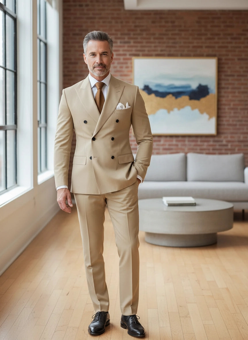 Men's Cavendish Double-Breasted 2 Piece Suit