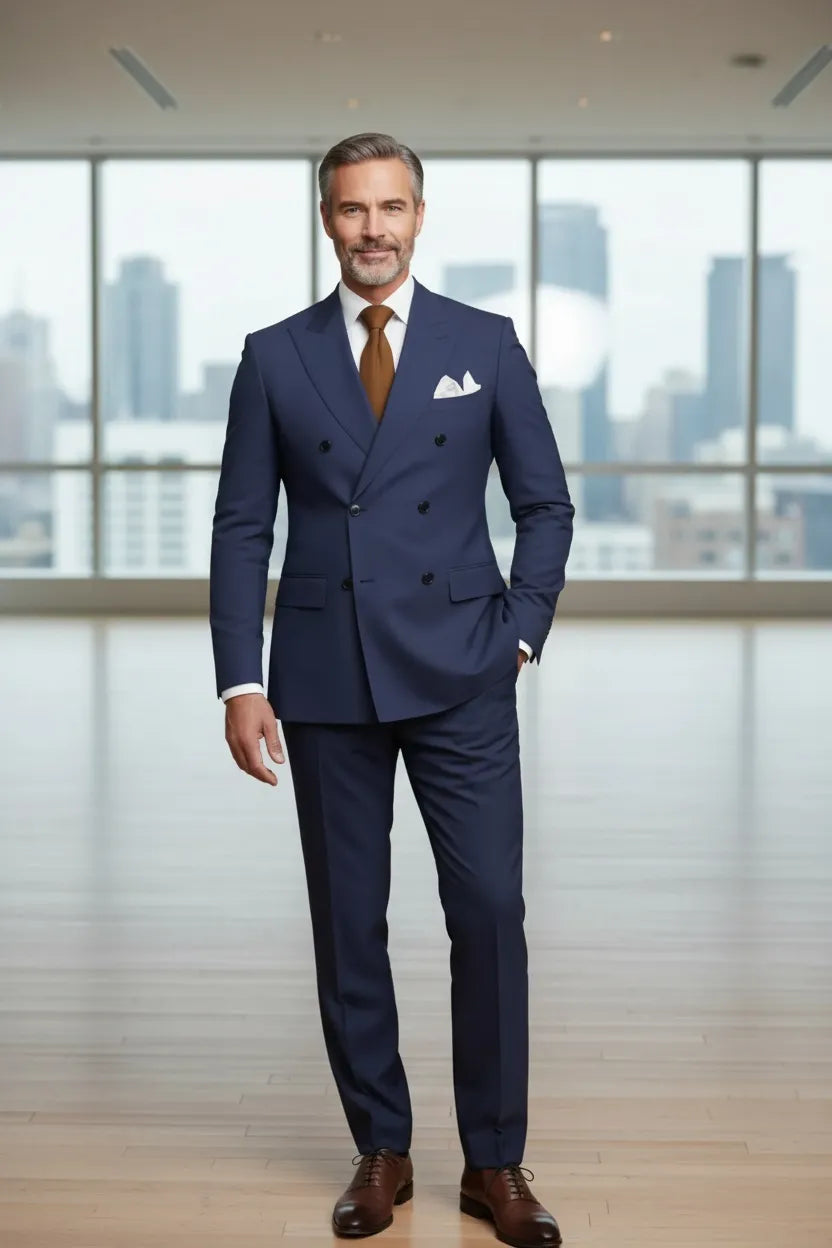 Men's Cavendish Double-Breasted 2 Piece Suit
