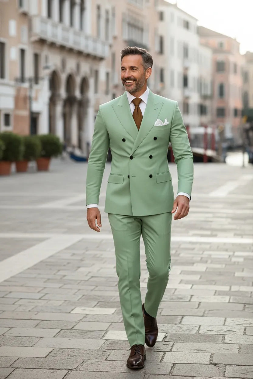 Men's Cavendish Double-Breasted 2 Piece Suit