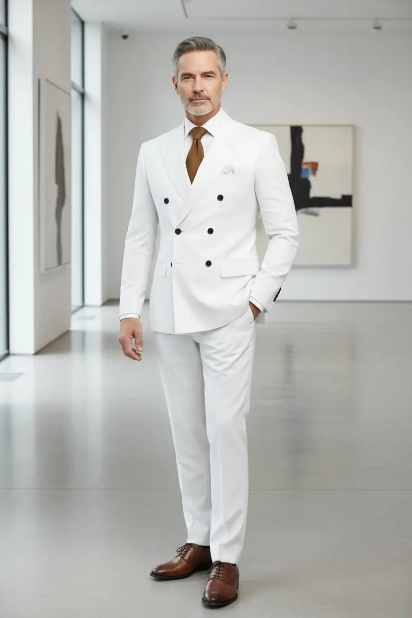 Men's Cavendish Double-Breasted 2 Piece Suit