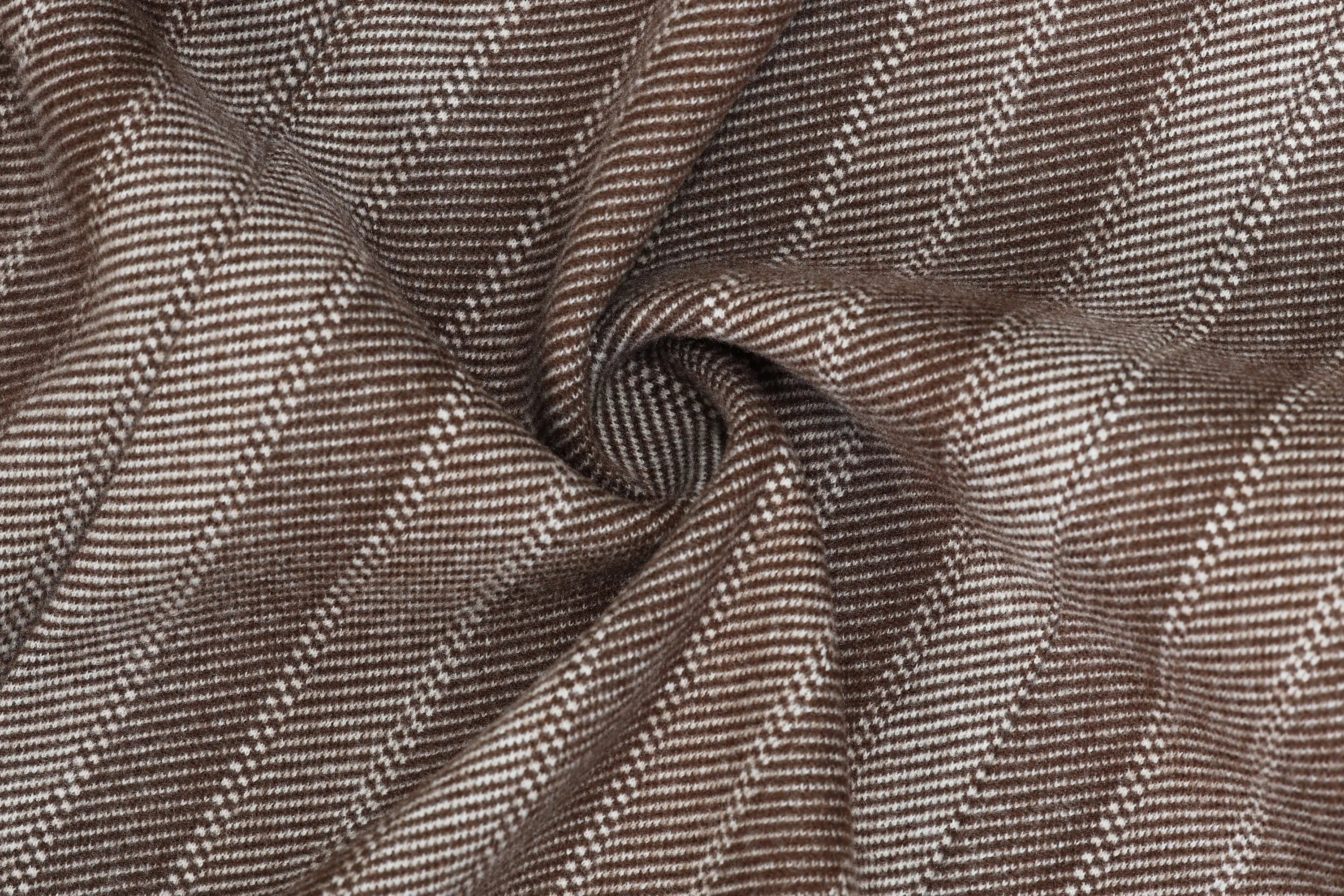 Men's Brown Stripe Herringbone 2 Piece Suits