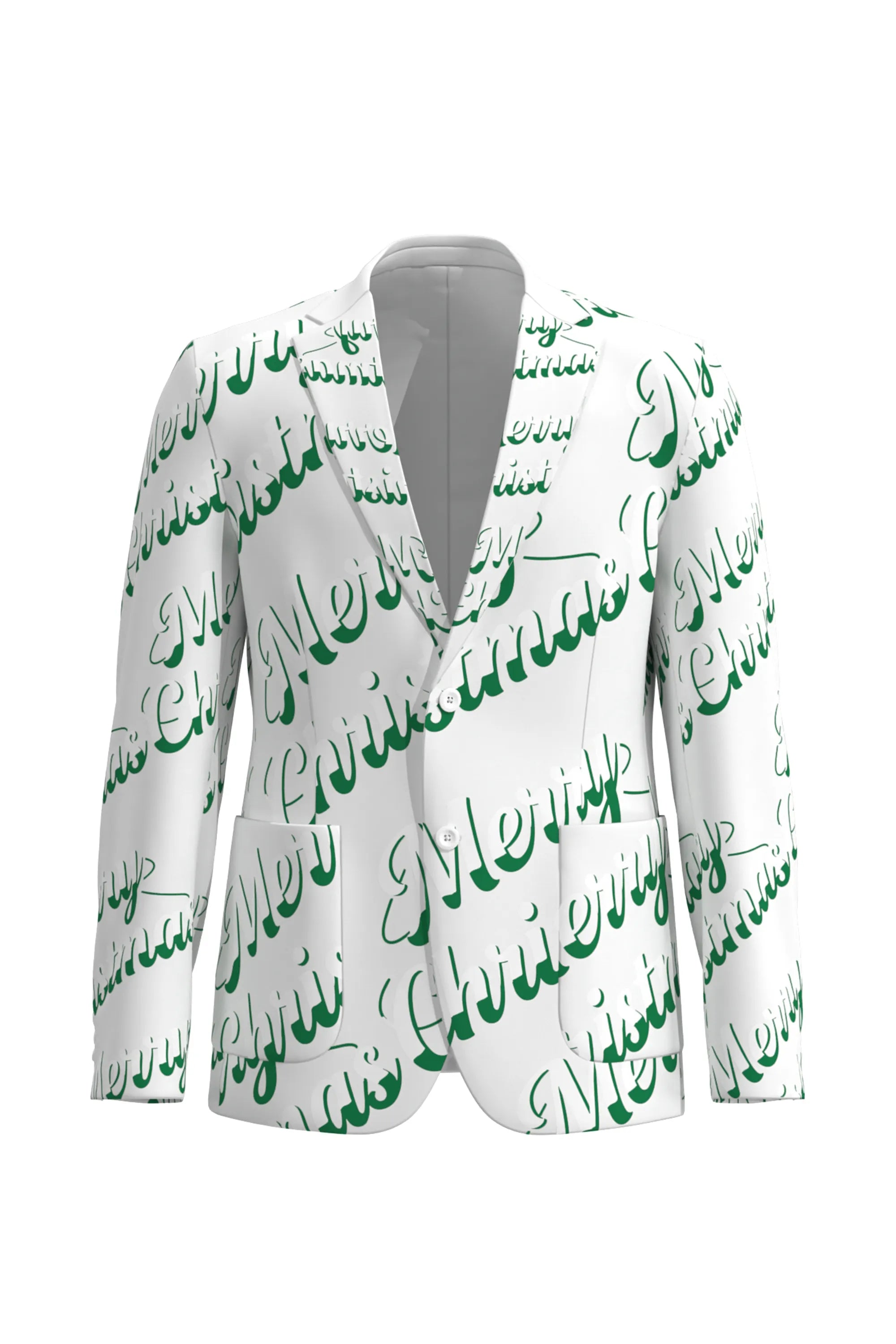 Men's Funny Fancy Christmas Eve Party 2 Piece Suit