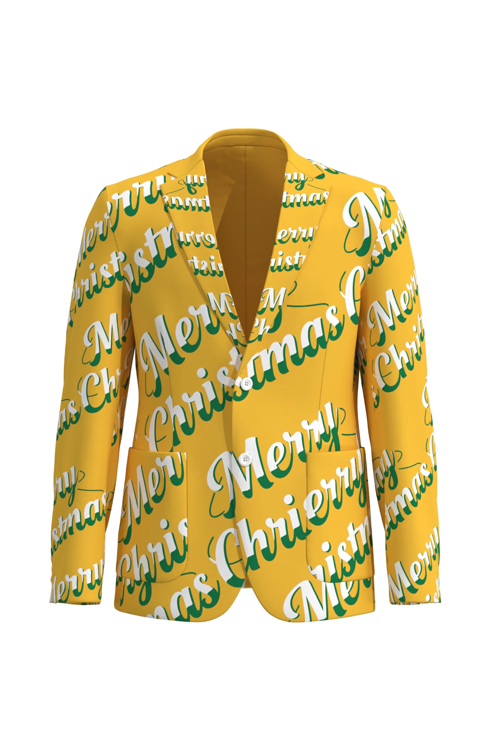 Men's Funny Fancy Christmas Eve Party 2 Piece Suit