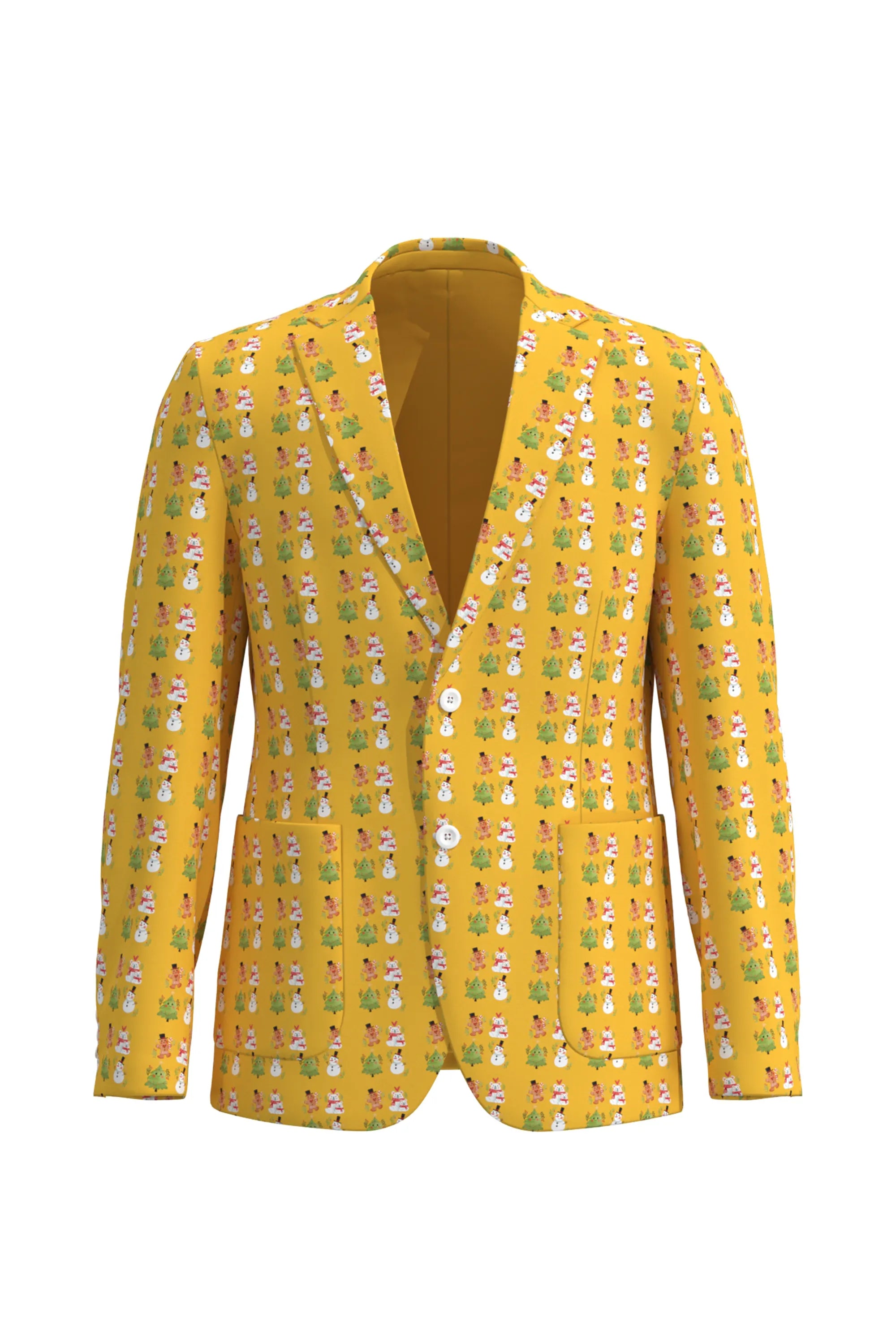 Men's Snowman Christmas Eve Party 2 Piece Suit